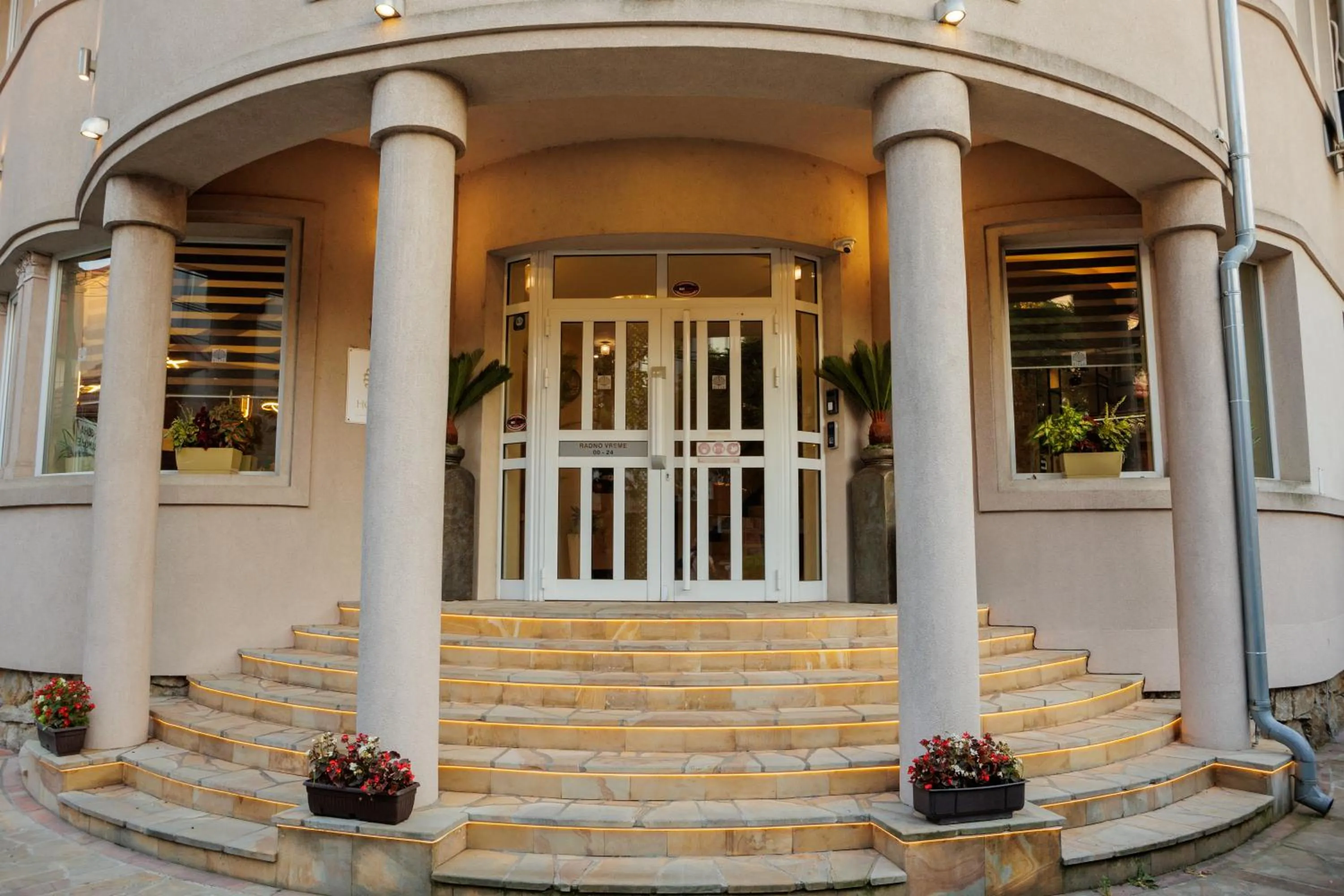 Property building in Garni Hotel Biser