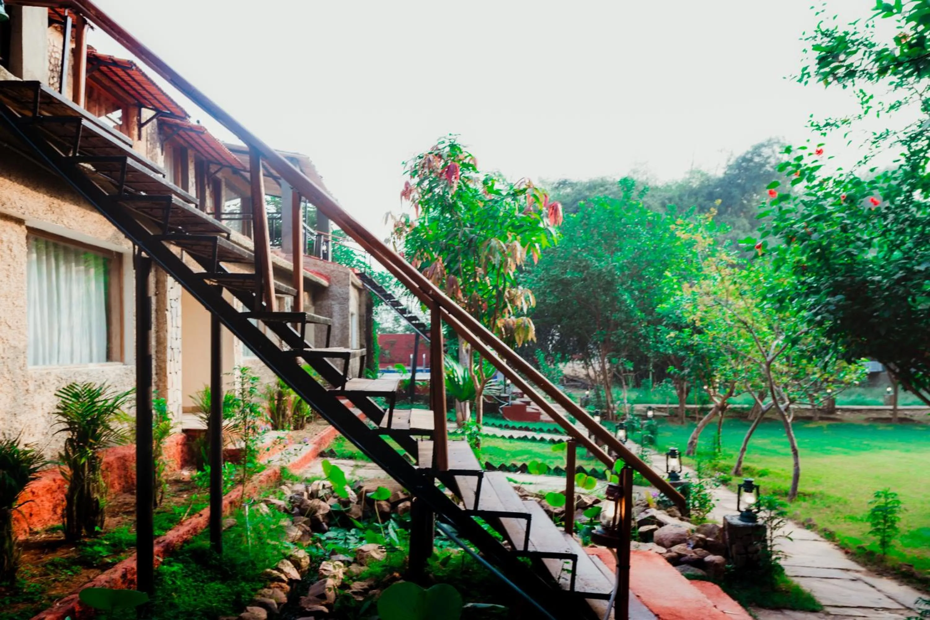 Facade/entrance in Greetoe Camp Panna
