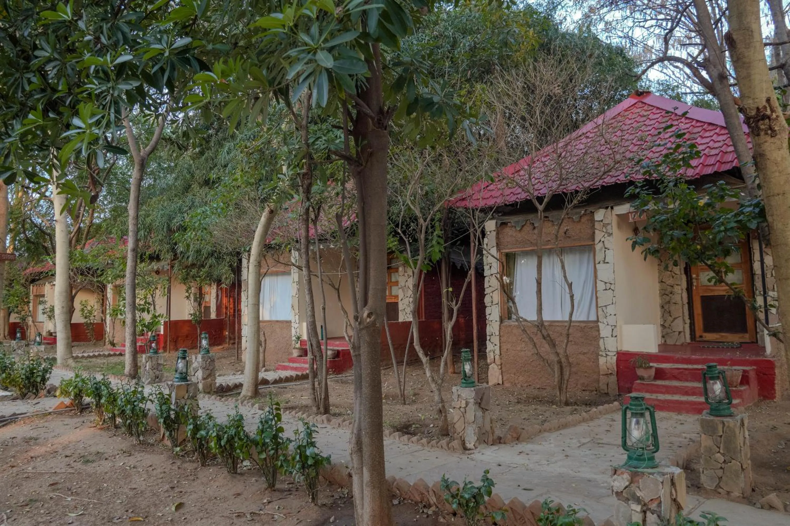 Lobby or reception in Greetoe Camp Panna