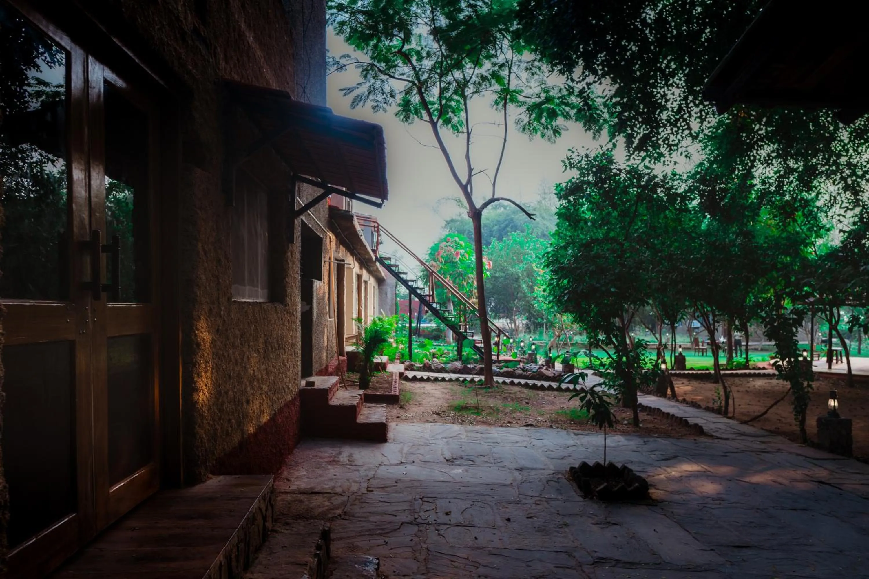 Dining area in Greetoe Camp Panna