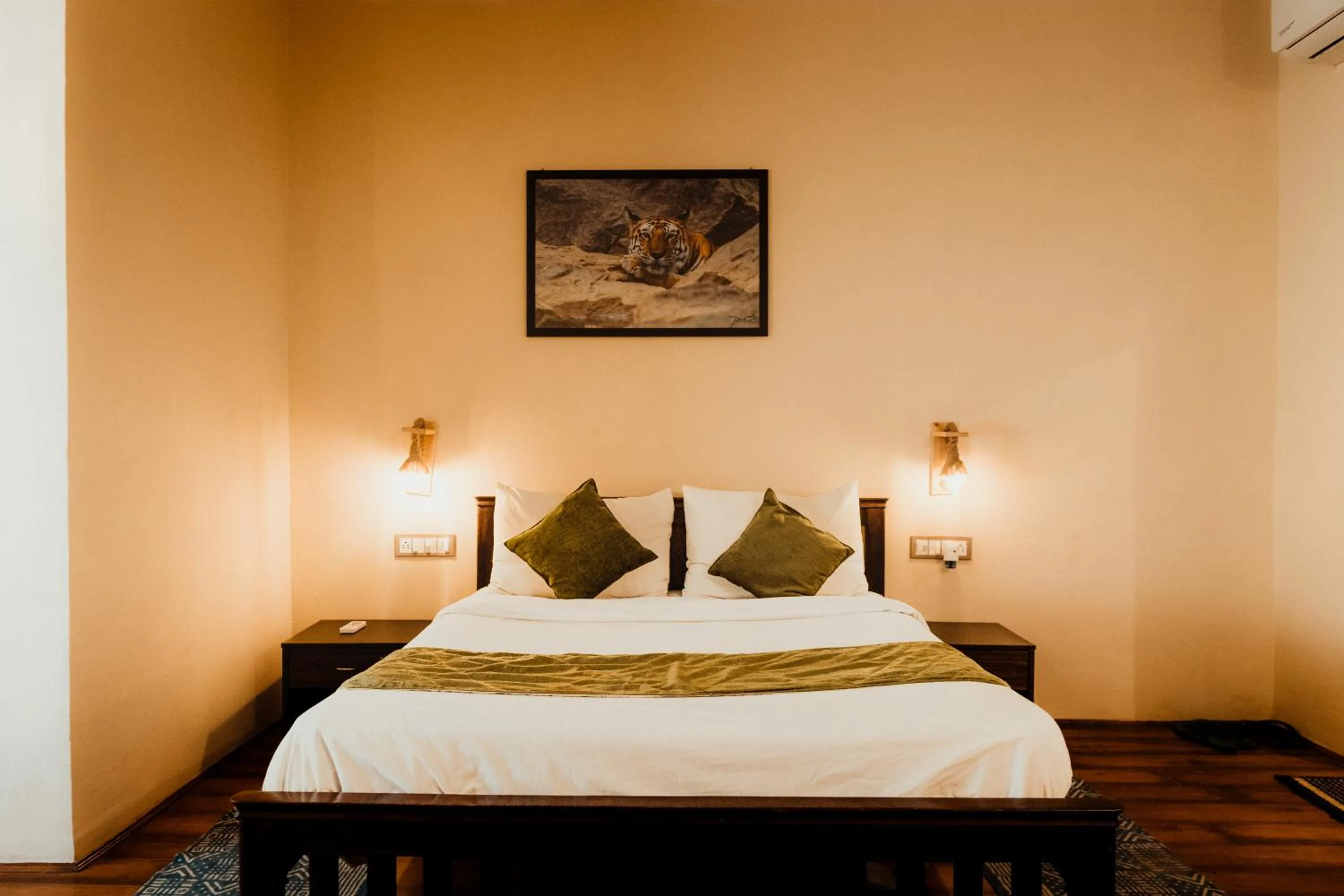 Bed in Greetoe Camp Panna