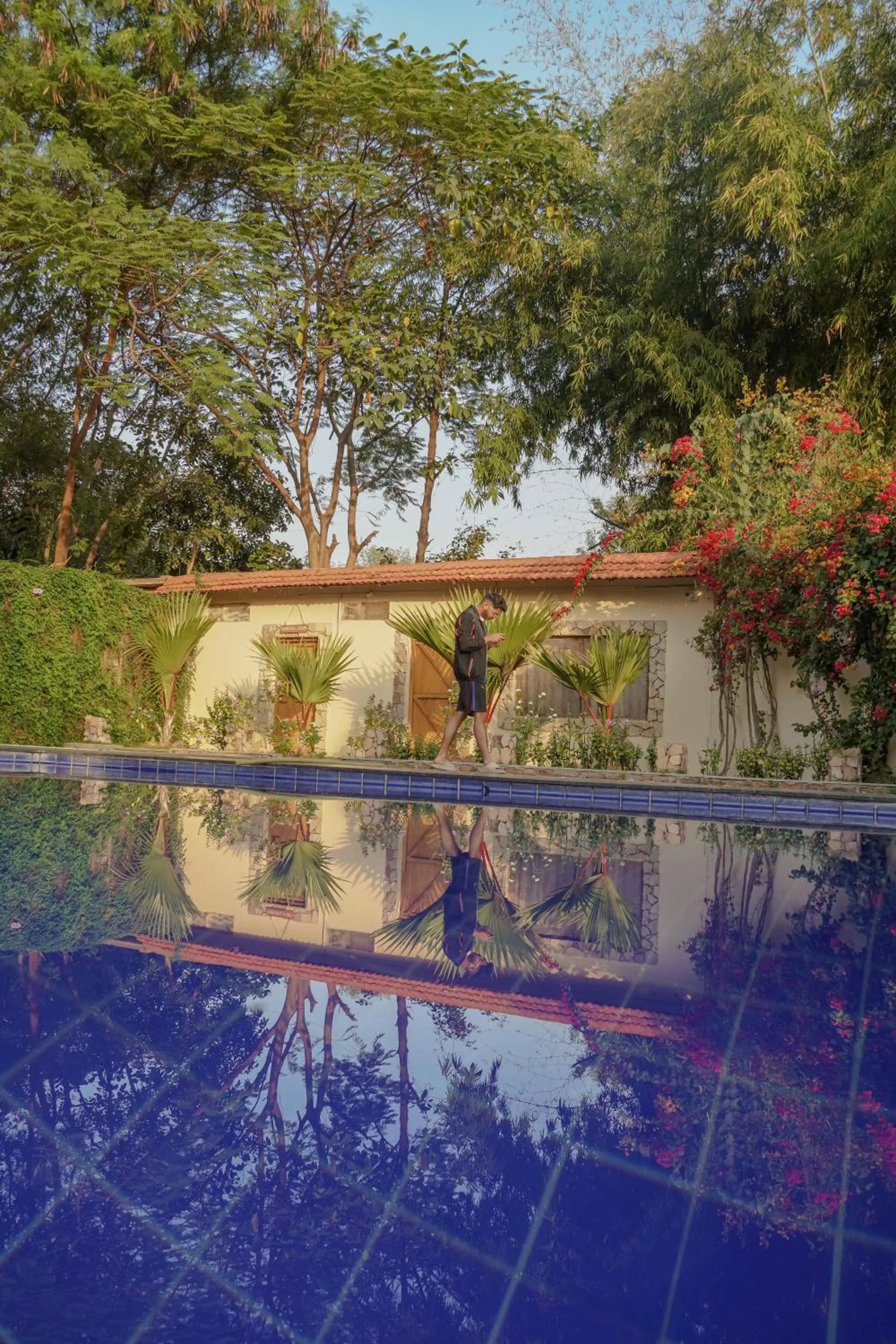 Pool view in Greetoe Camp Panna