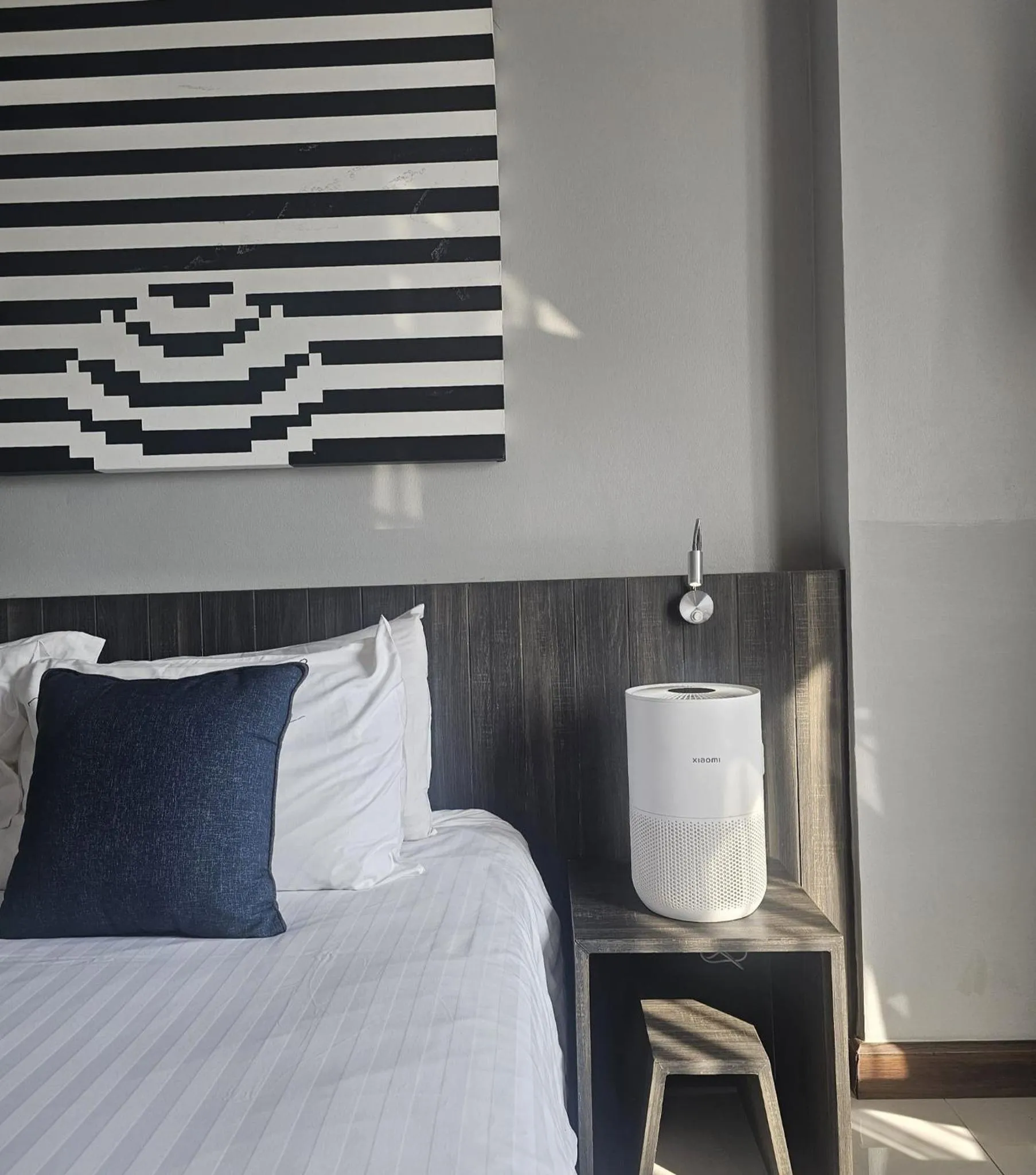 Bed in Art Mai Gallery Nimman Hotel Chiang Mai