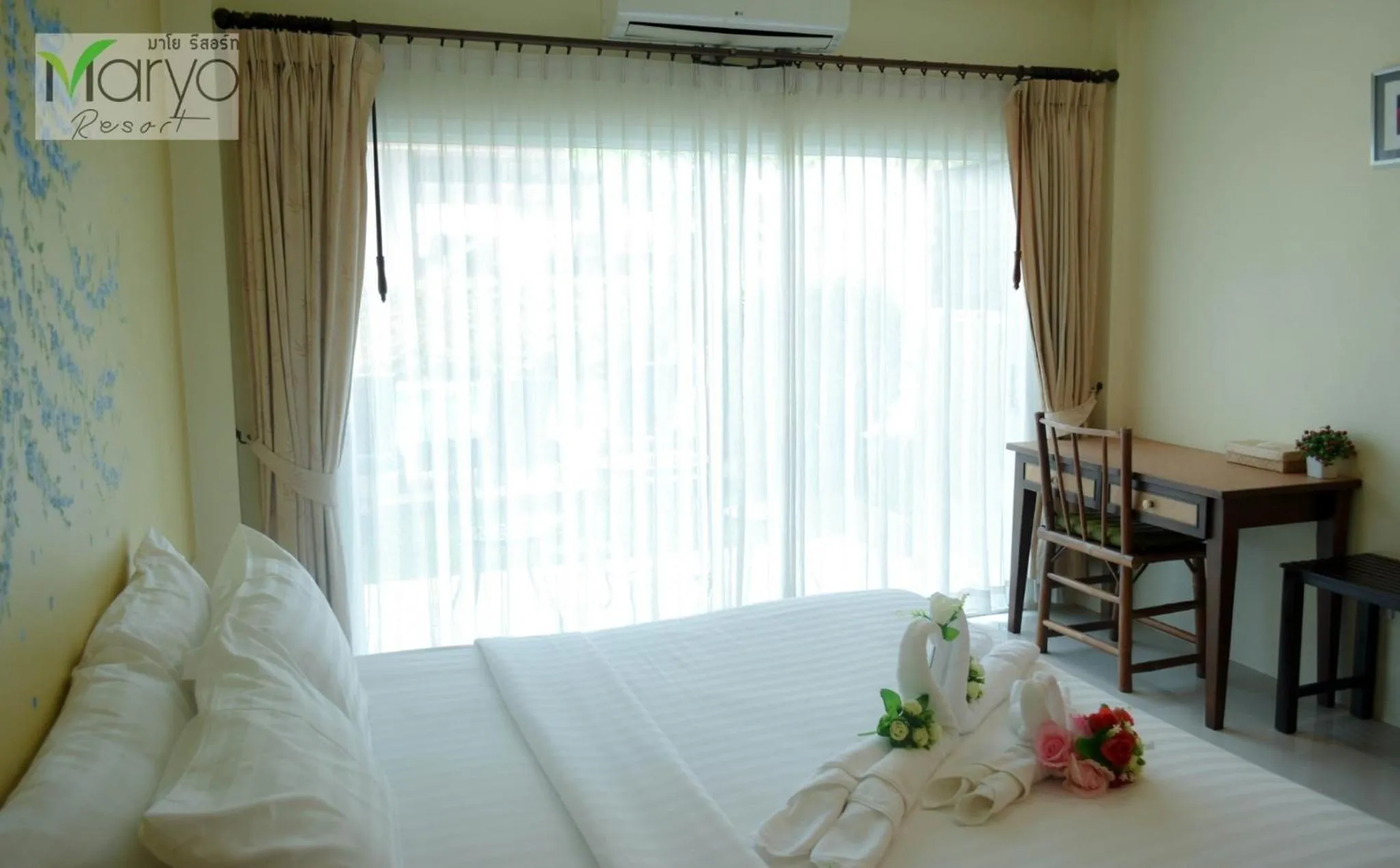 Bed in Maryo Resort Chiangrai - SHA Plus