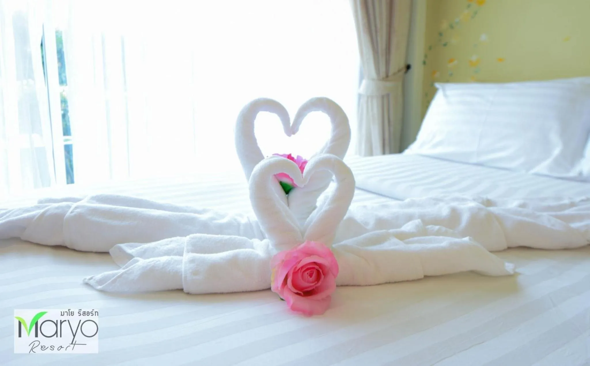 Bed in Maryo Resort Chiangrai - SHA Plus