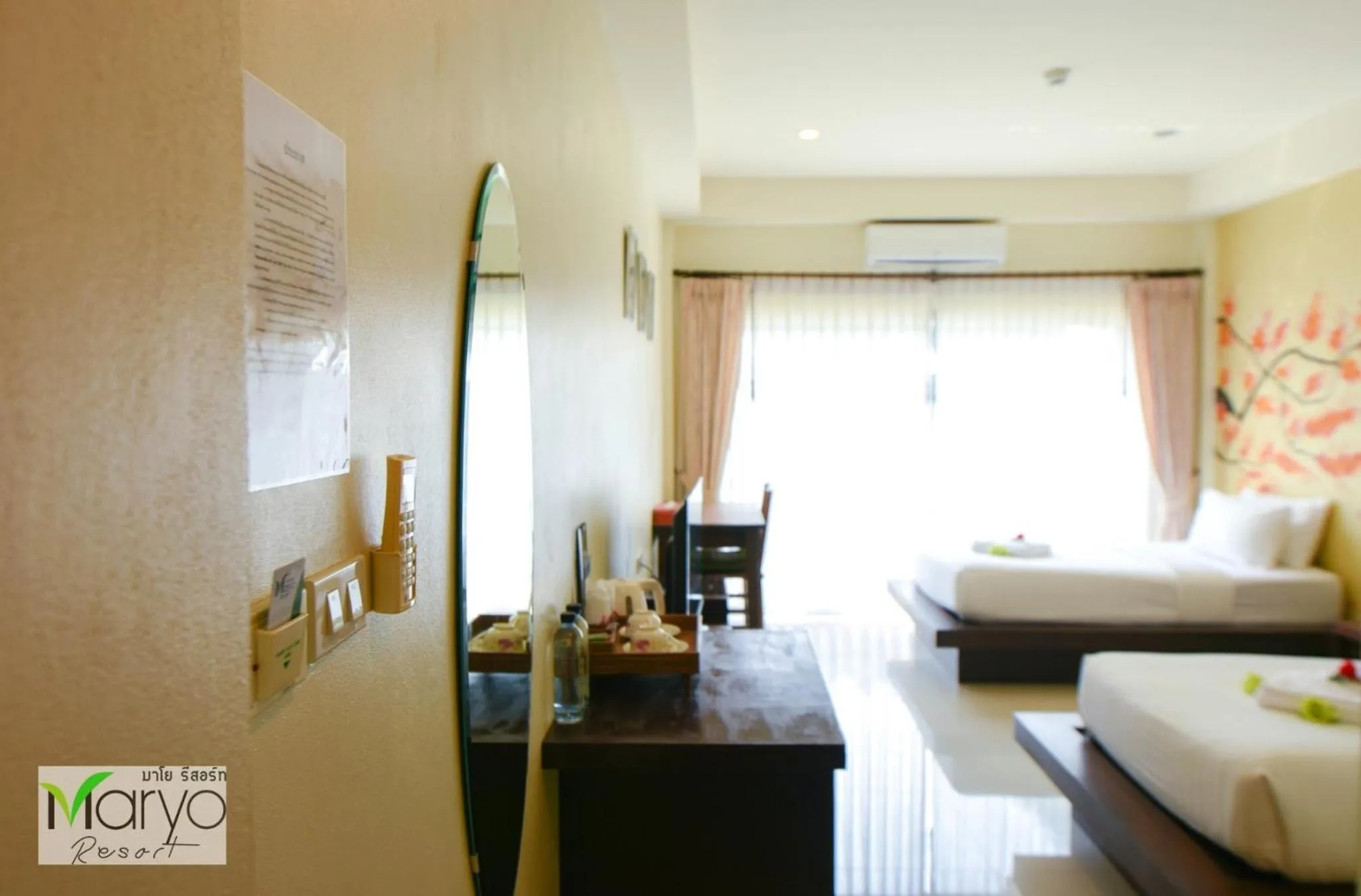 Bed in Maryo Resort Chiangrai - SHA Plus