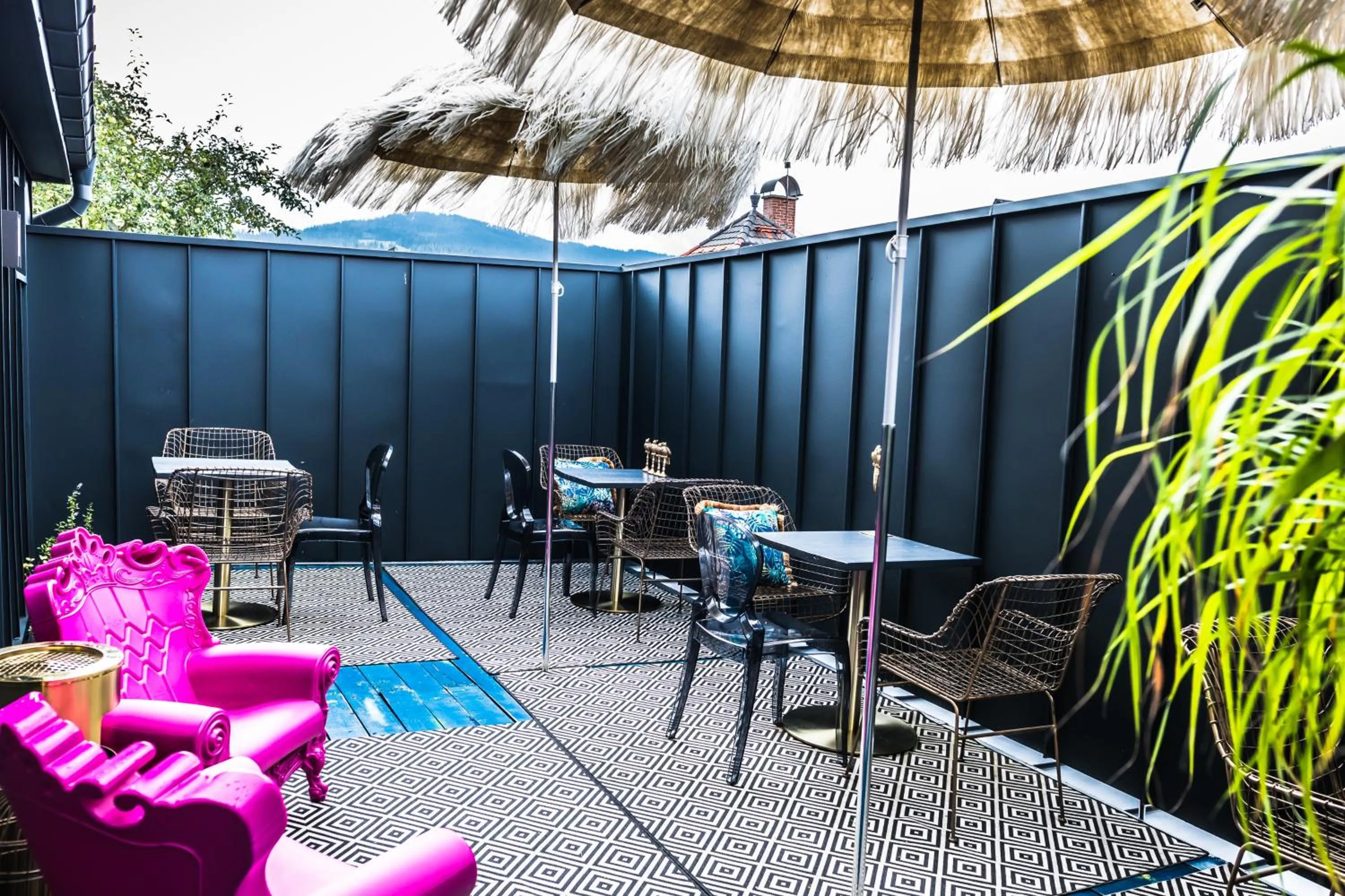 Patio in Boutique Hotel Massimos