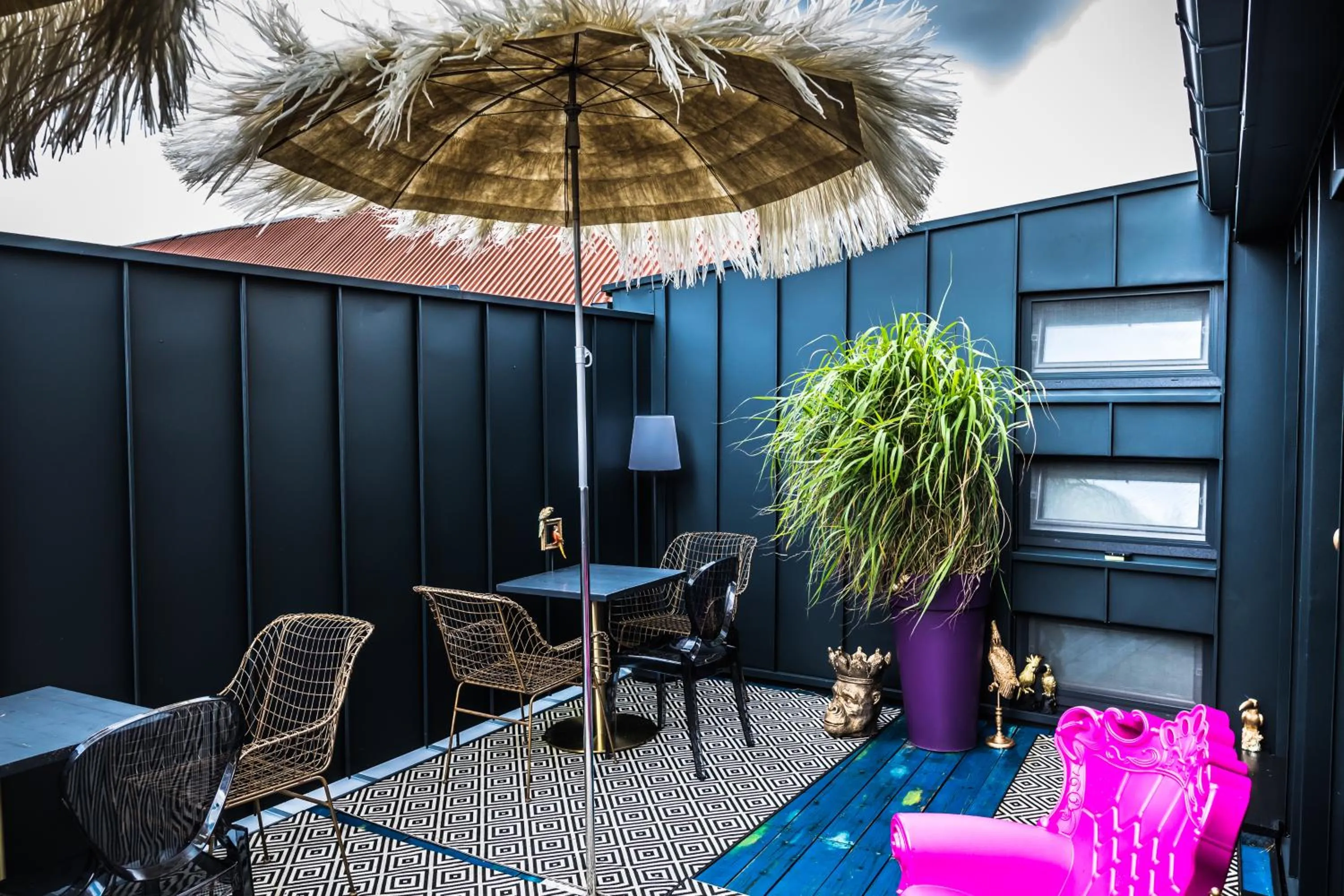 Patio in Boutique Hotel Massimos