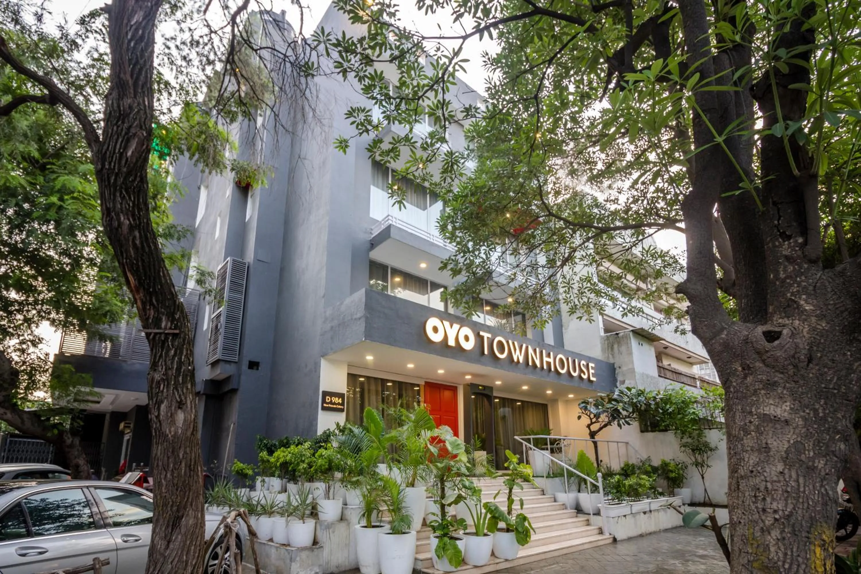 Facade/entrance in Townhouse 013 New Friends Colony