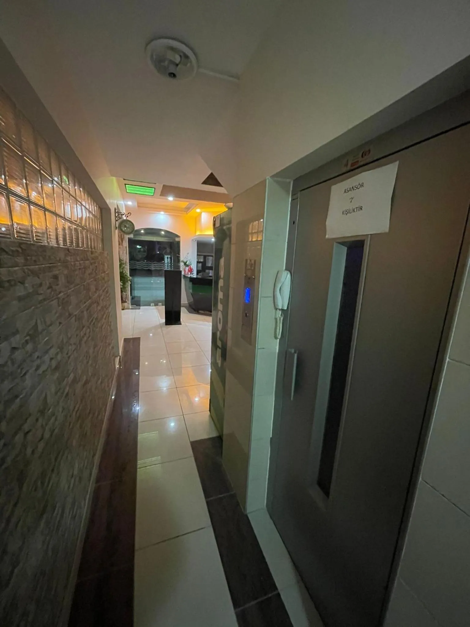 elevator in Denizhan Hotel