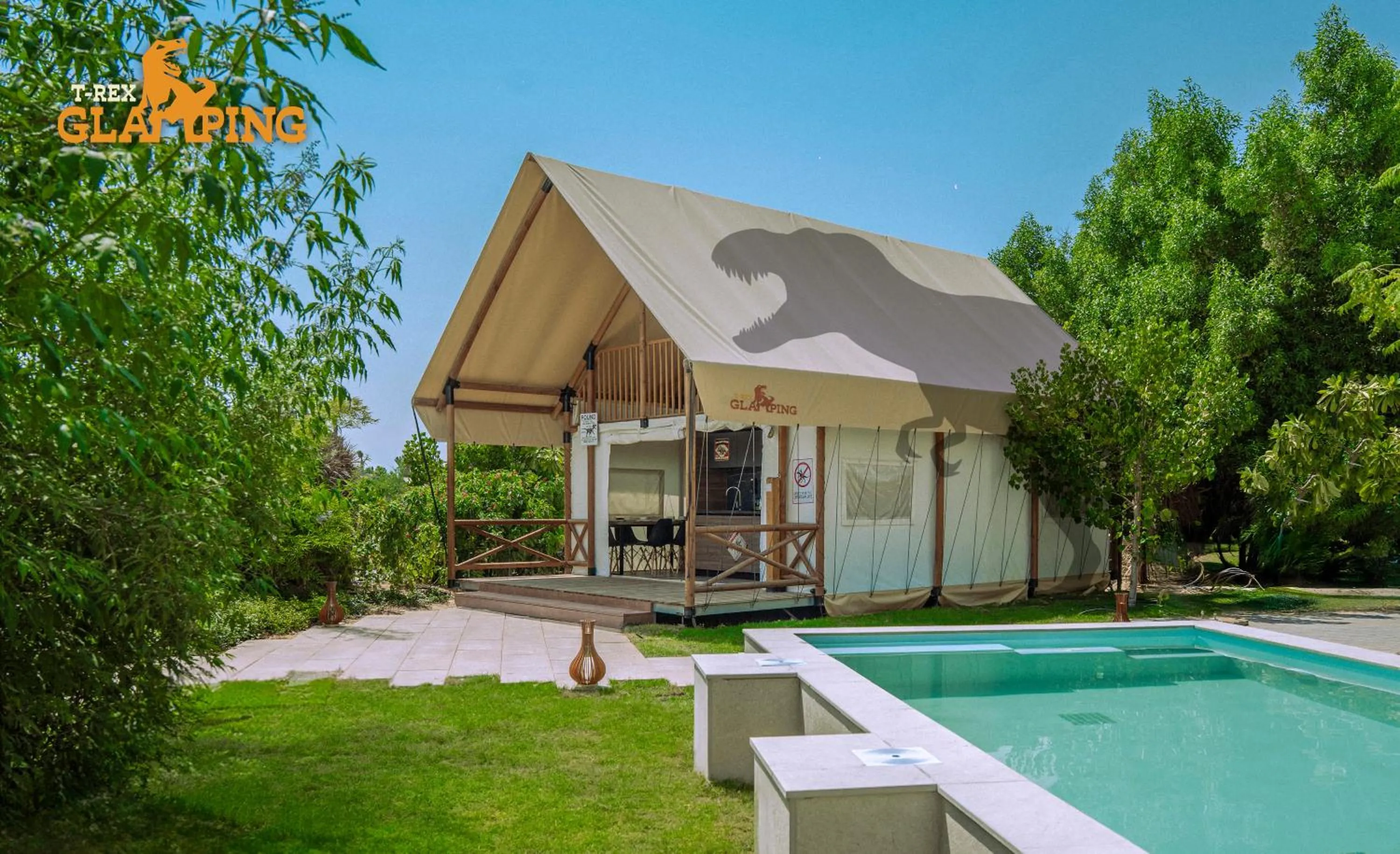T-Rex Glamping, Including Free Access to Dubai Parks and Resorts