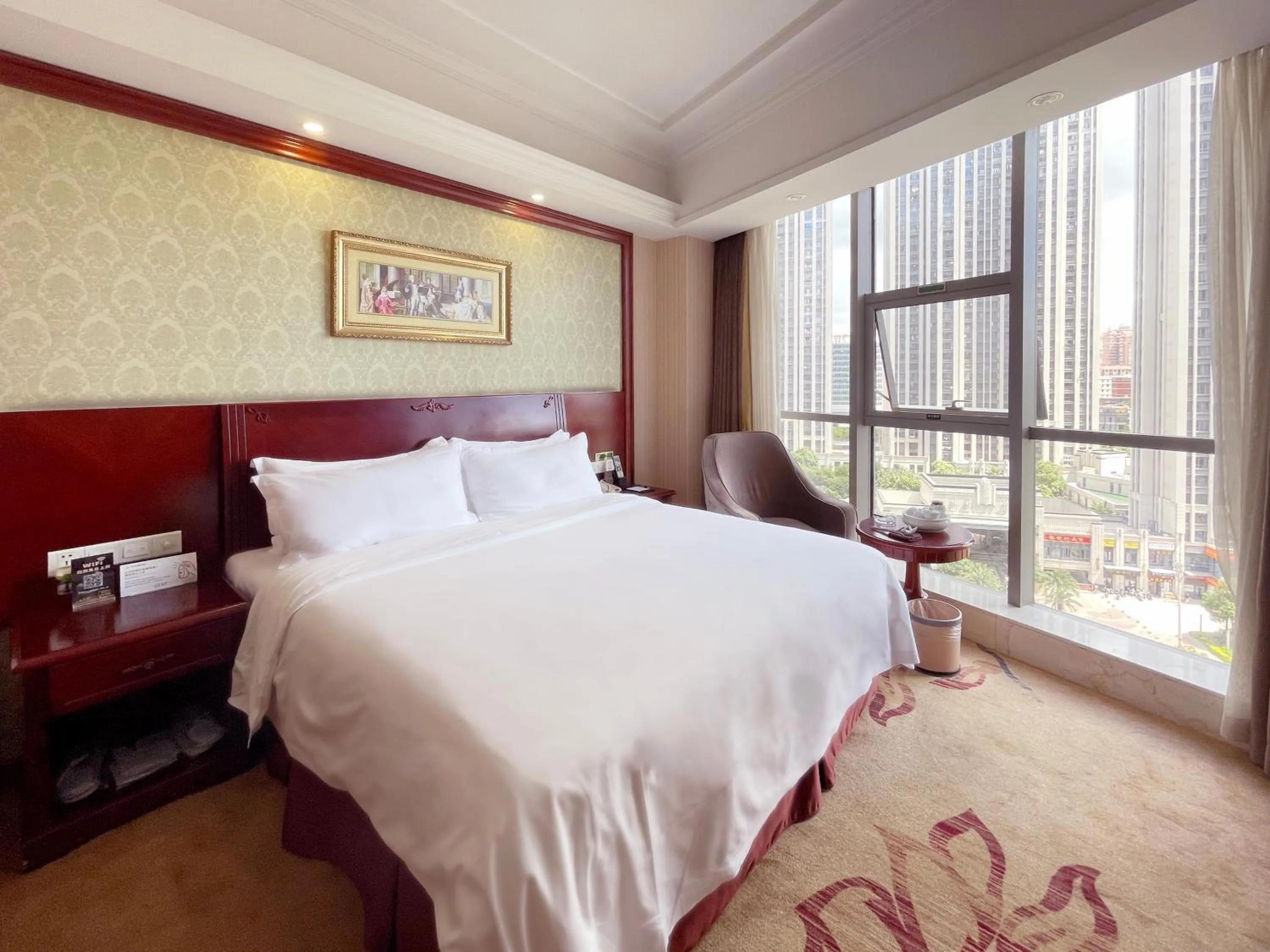 Bed in Haisi Boya International Hotel