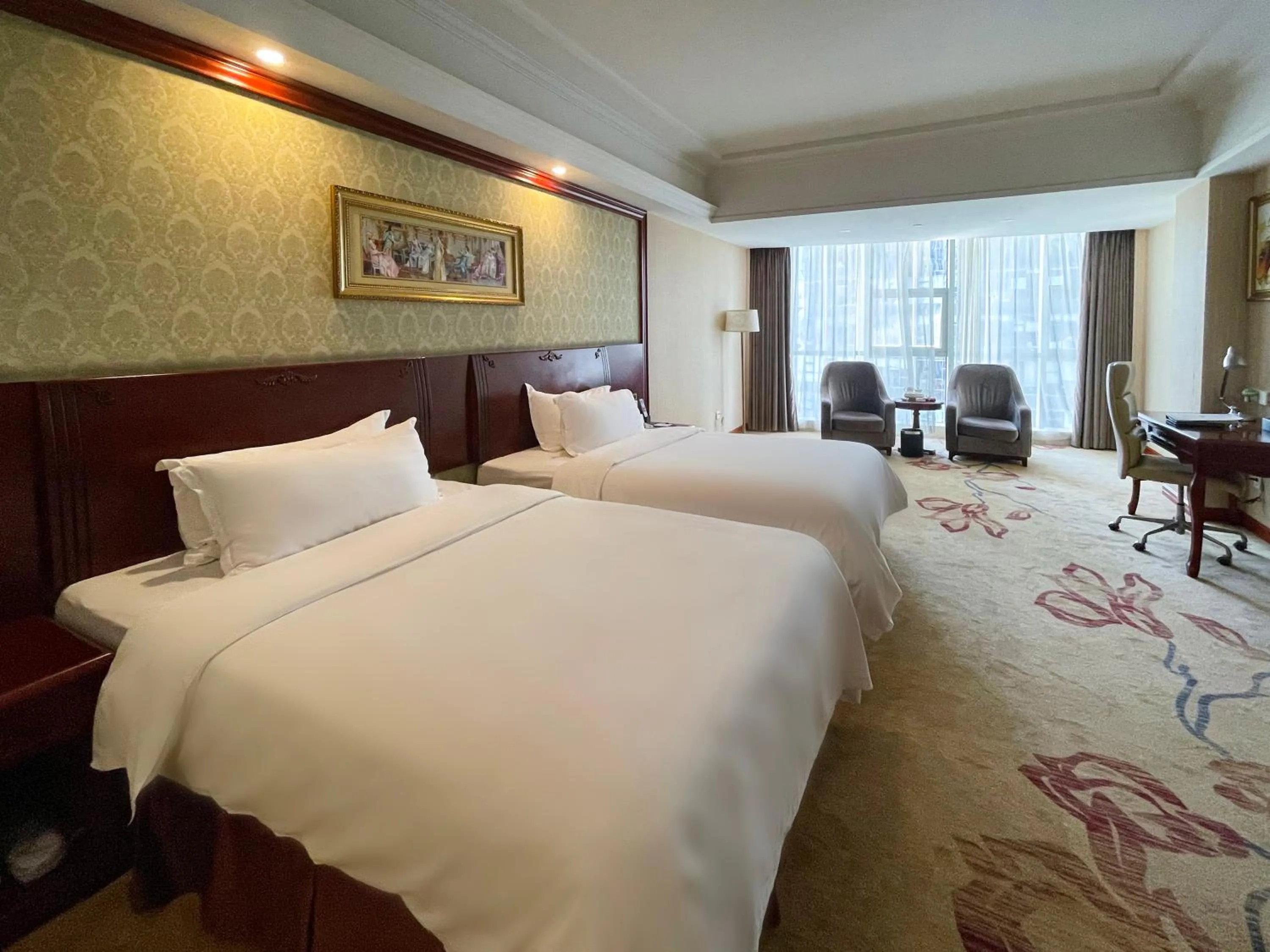 Bed in Haisi Boya International Hotel