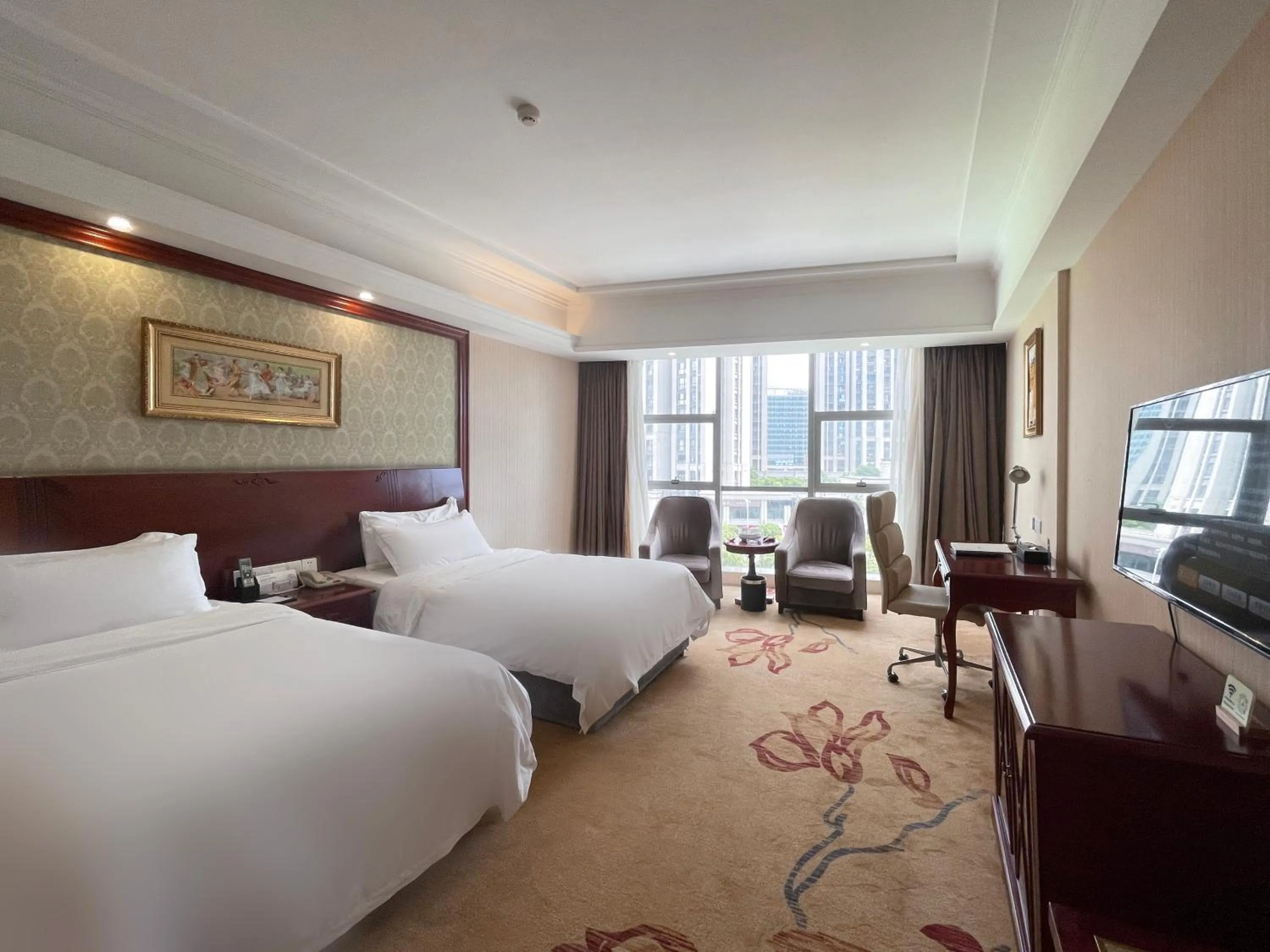 TV and multimedia, Bed in Haisi Boya International Hotel