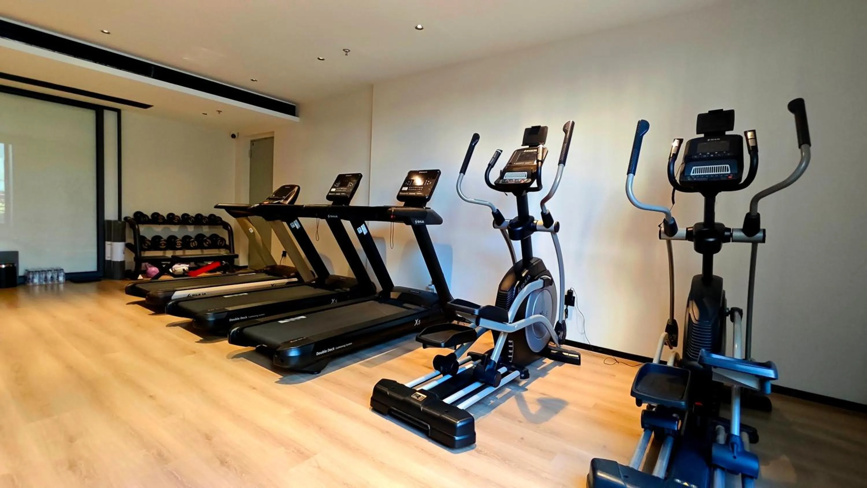 Fitness centre/facilities in Haisi Boya International Hotel