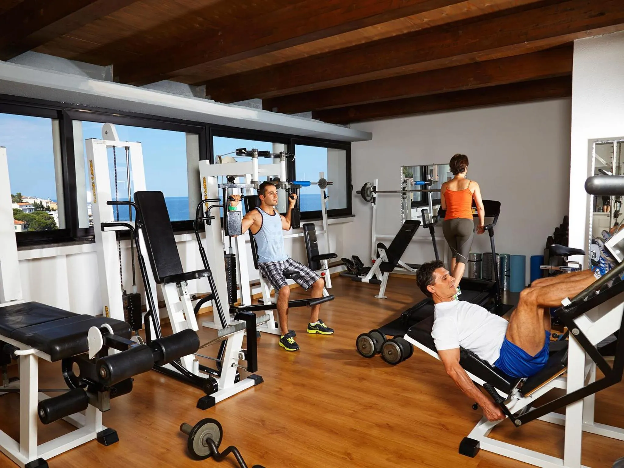 Fitness centre/facilities in Hotel Cala Luna