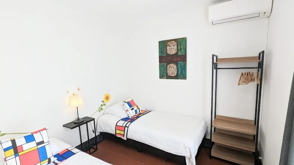 Bed in The Amsterdam Hotel Apartment in the Center