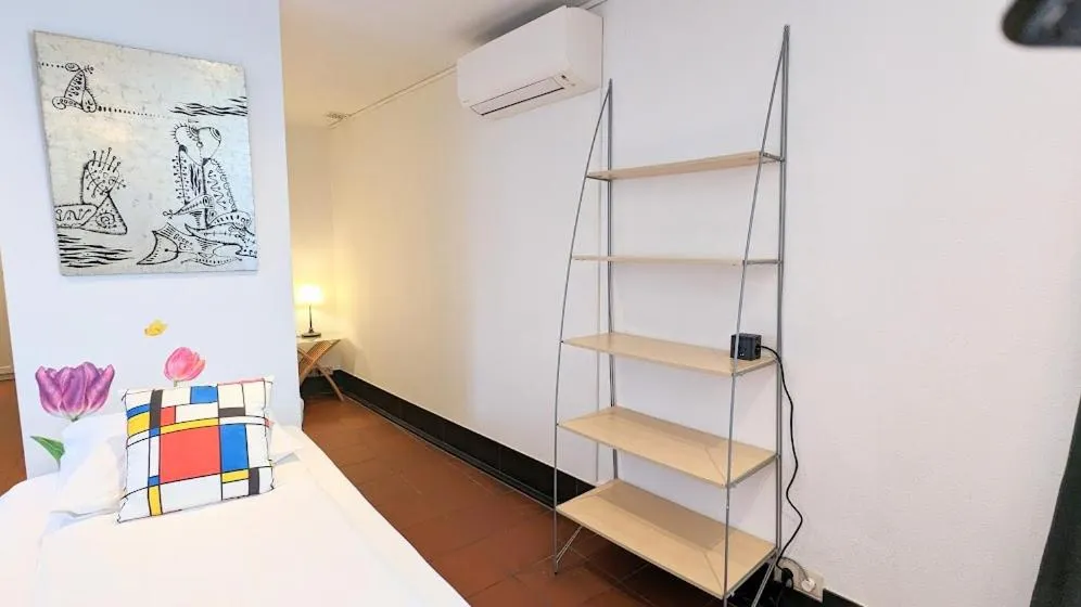 Bed in The Amsterdam Hotel Apartment in the Center