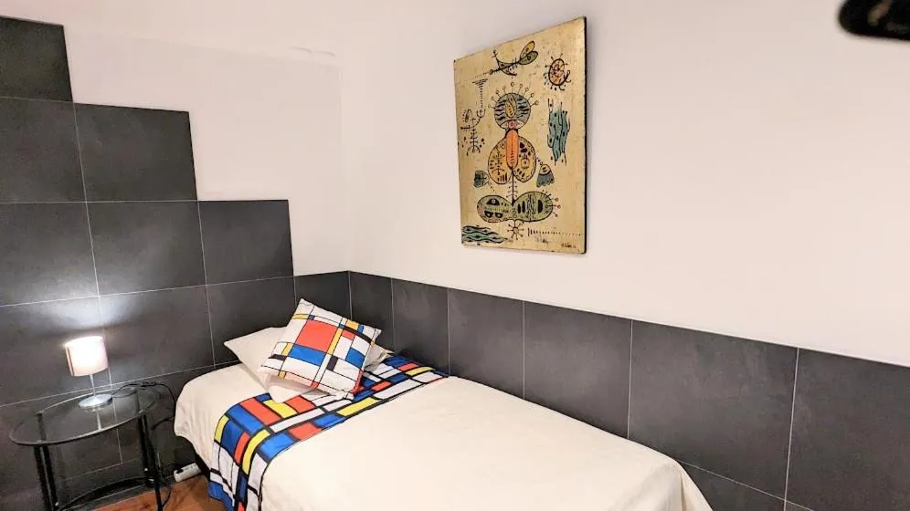 Bed in The Amsterdam Hotel Apartment in the Center