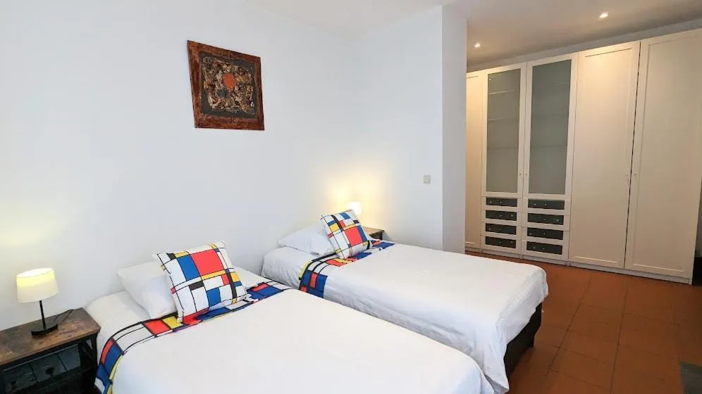 Bed in The Amsterdam Hotel Apartment in the Center