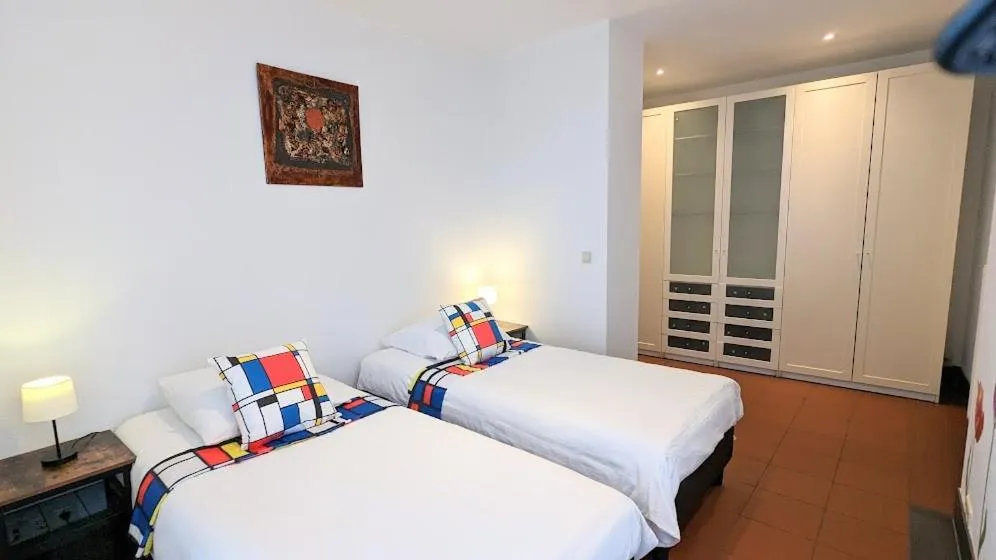 Bed in The Amsterdam Hotel Apartment in the Center