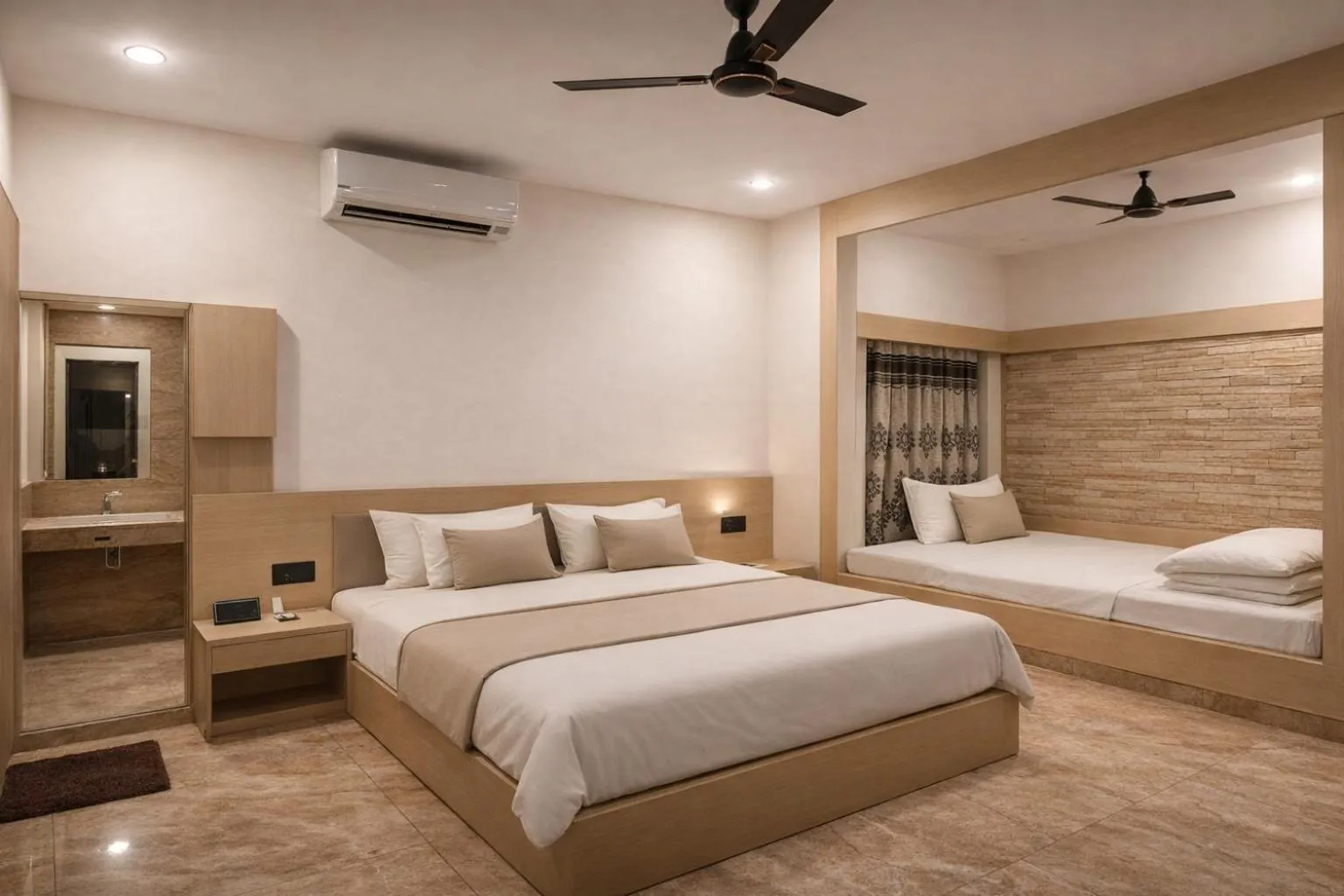 Bed in The Wilds Villa Gir Jungle Stay with Swimming Pool