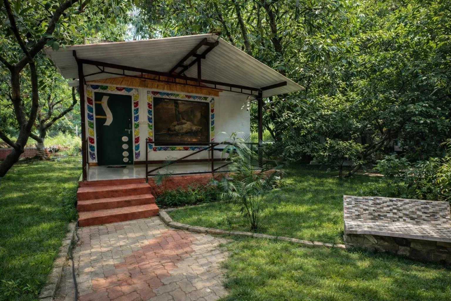 Property building in The Wilds Villa Gir Jungle Stay with Swimming Pool