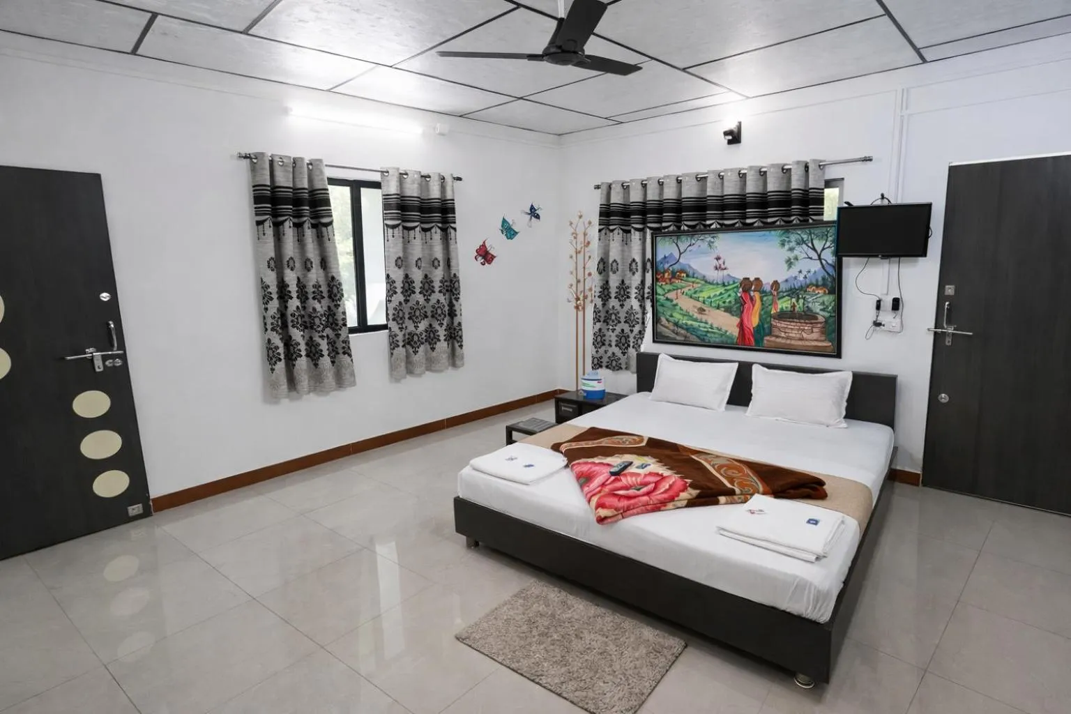 Bedroom, Bed in The Wilds Villa Gir Jungle Stay with Swimming Pool