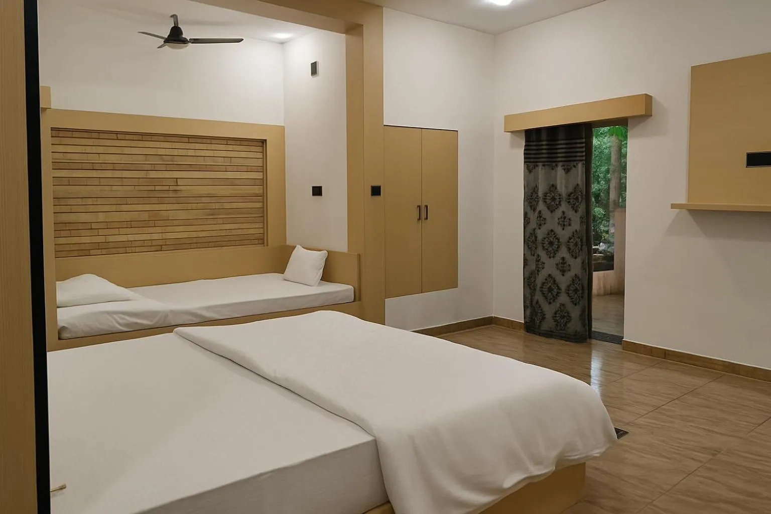 Bed in The Wilds Villa Gir Jungle Stay with Swimming Pool