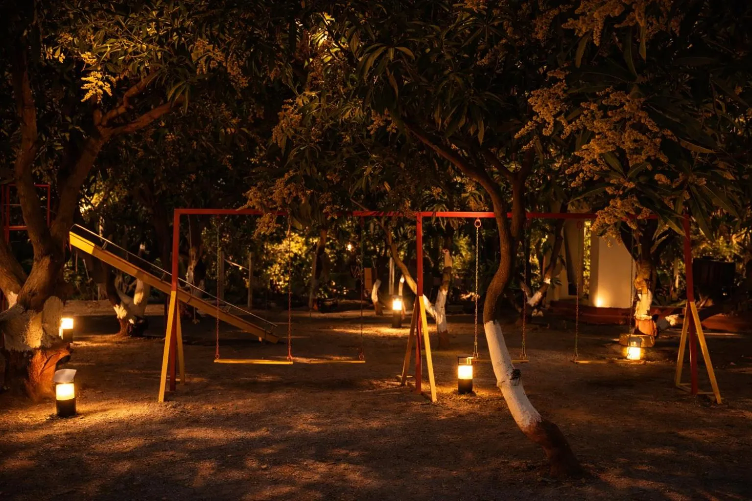 Children play ground in The Wilds Villa Gir Jungle Stay with Swimming Pool