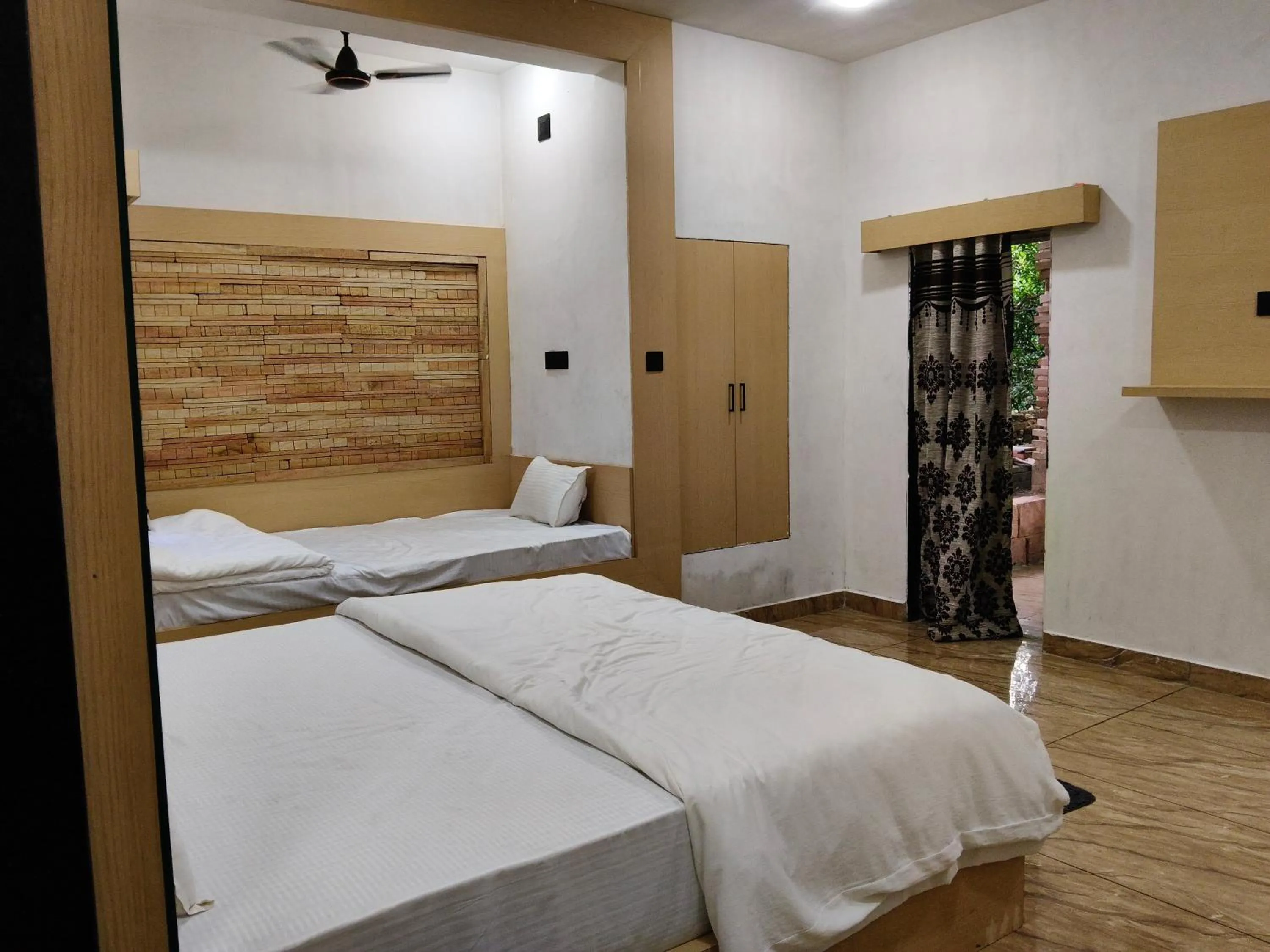 Bed in The Wilds Villa Gir Jungle Stay with Swimming Pool