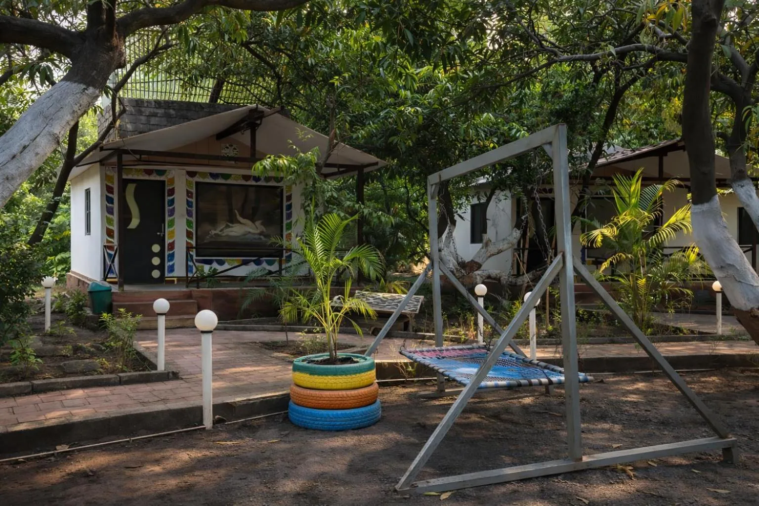 Garden view in The Wilds Villa Gir Jungle Stay with Swimming Pool