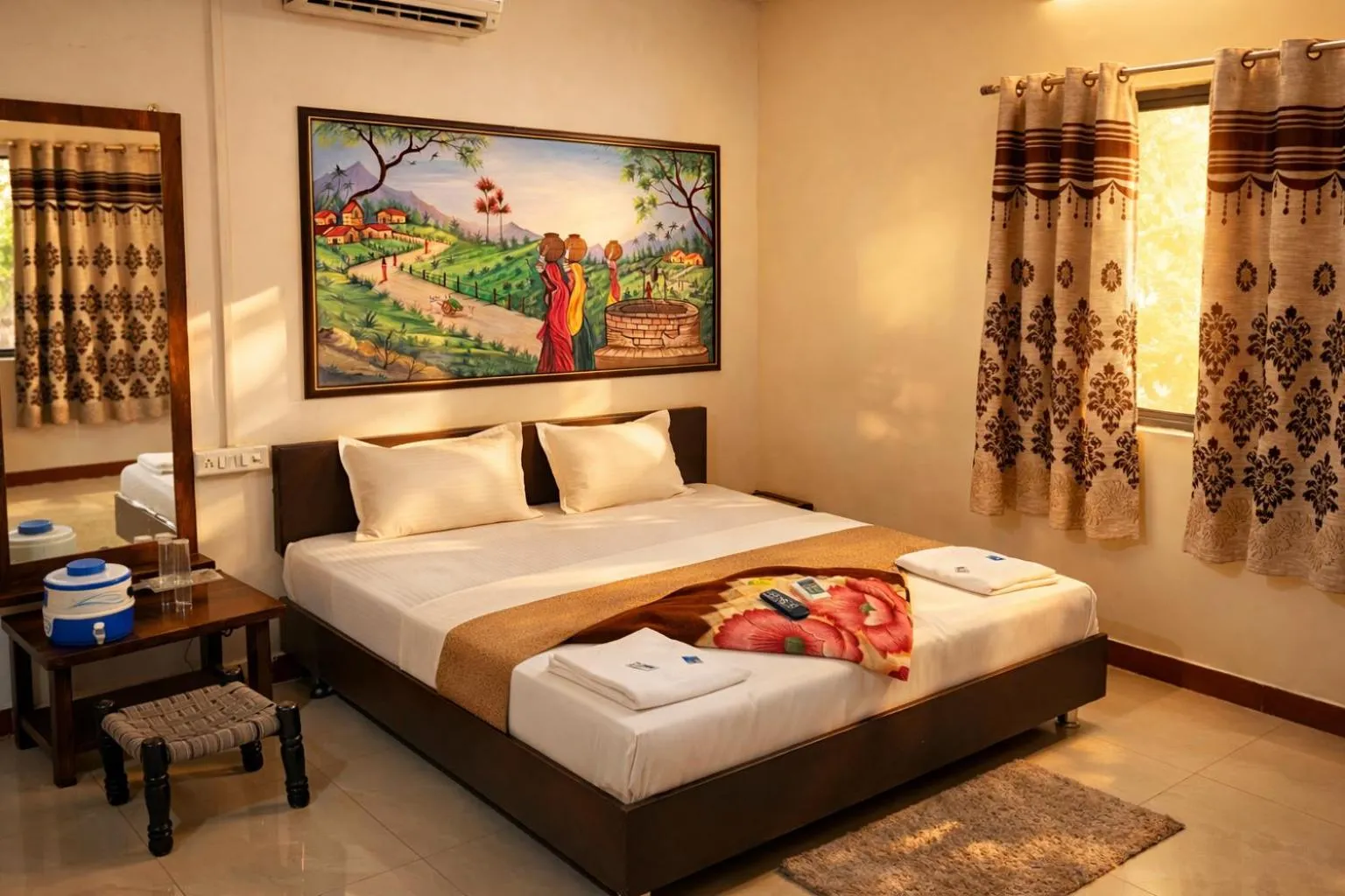 Bedroom, Bed in The Wilds Villa Gir Jungle Stay with Swimming Pool