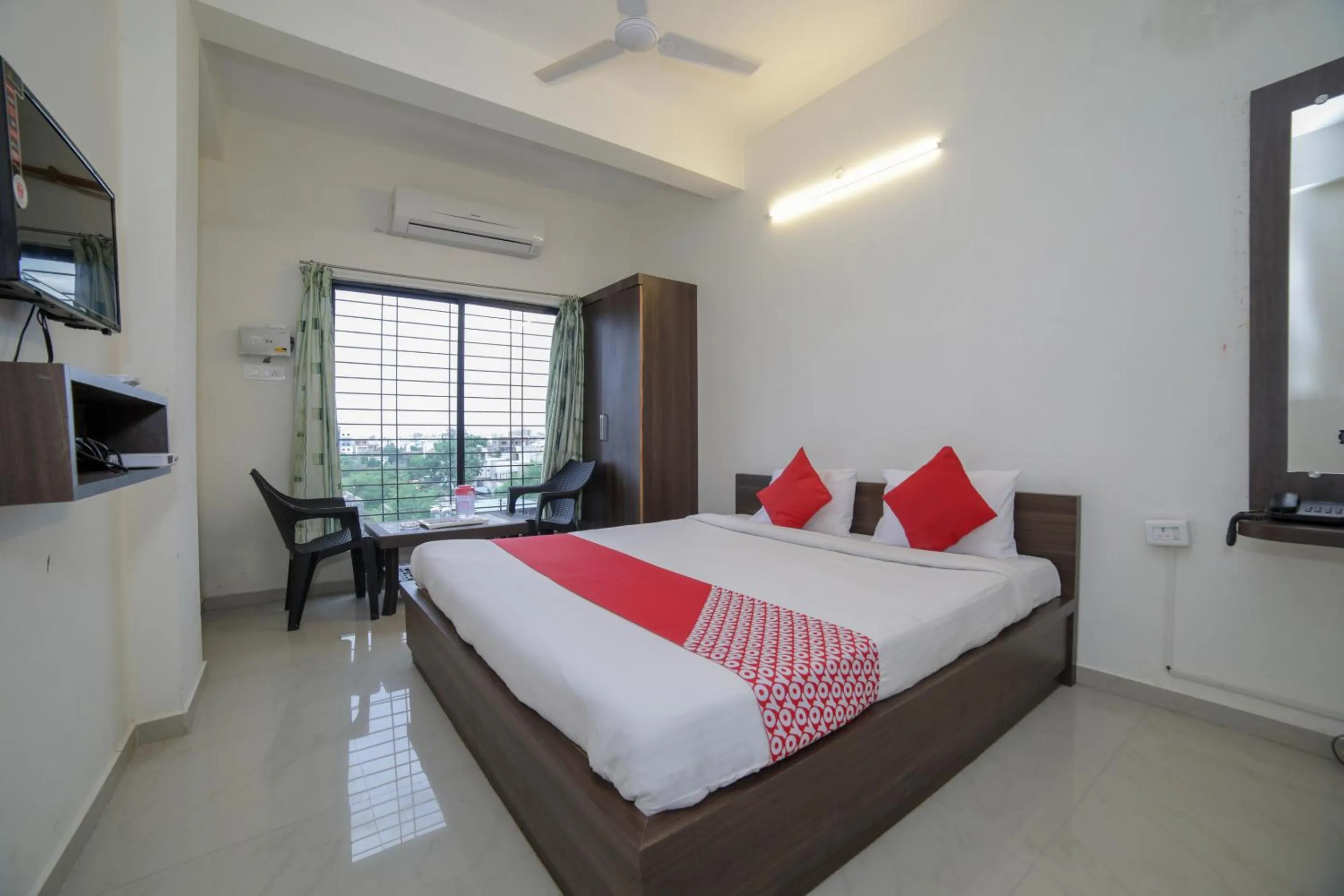 Bed in Hotel O Seva Service Apartment