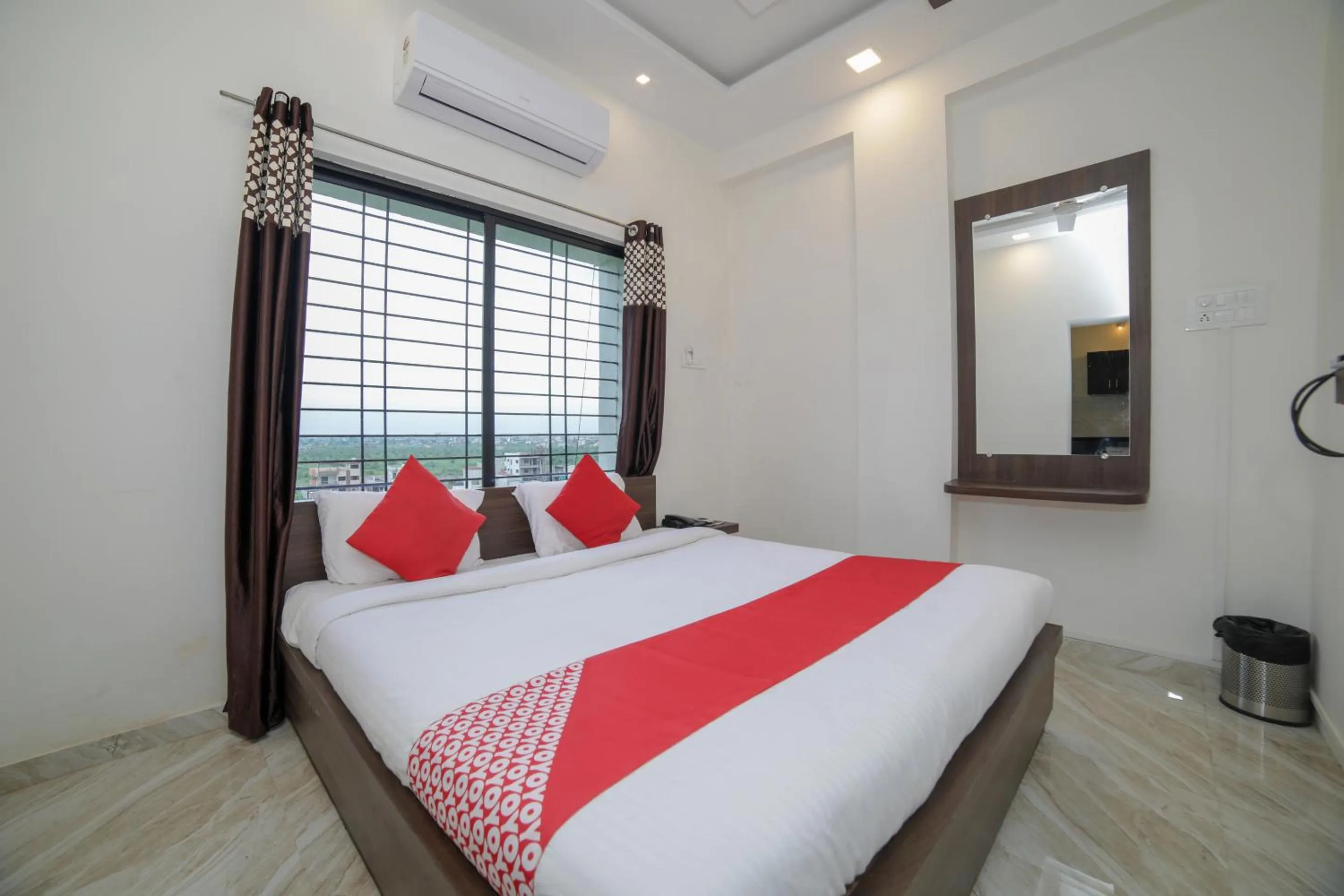 Bed in Hotel O Seva Service Apartment