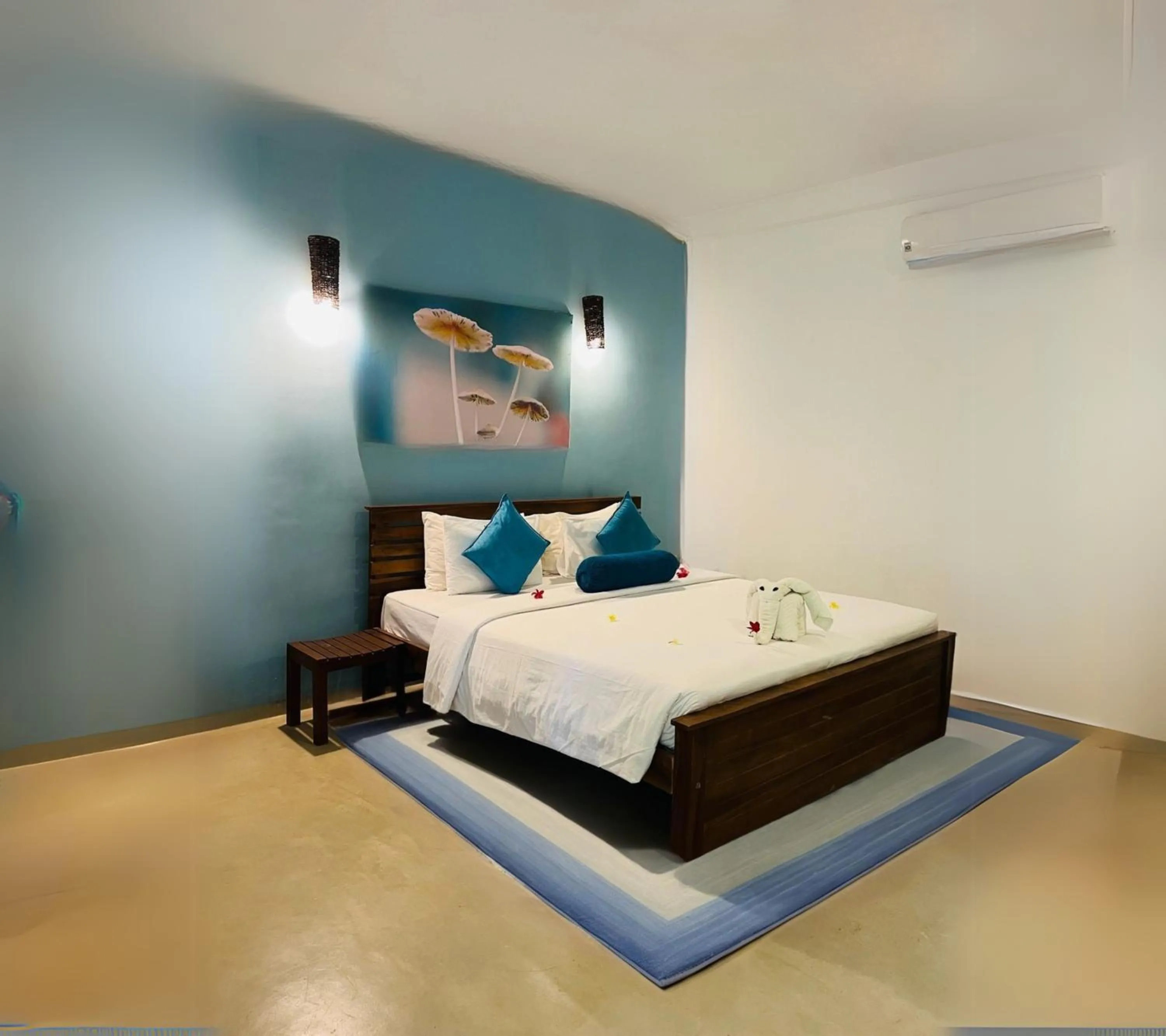 Bed in Garcinia Leaf