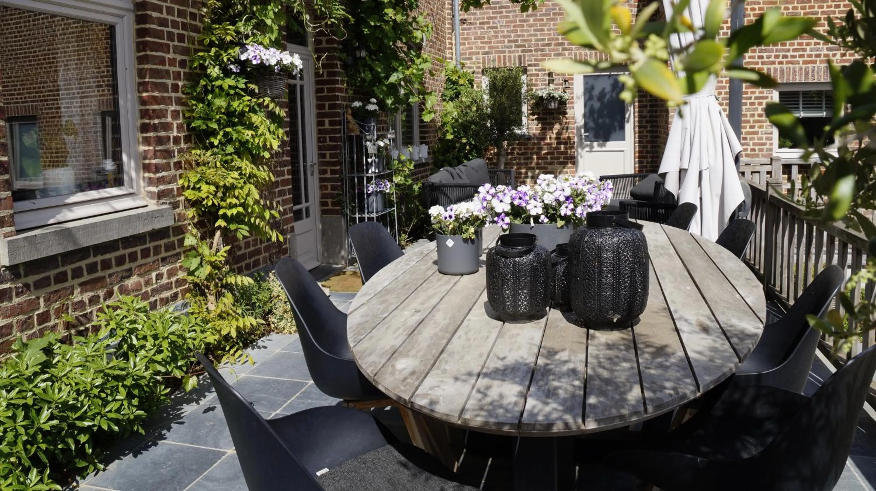 Balcony/Terrace in Guesthouse Biolleke
