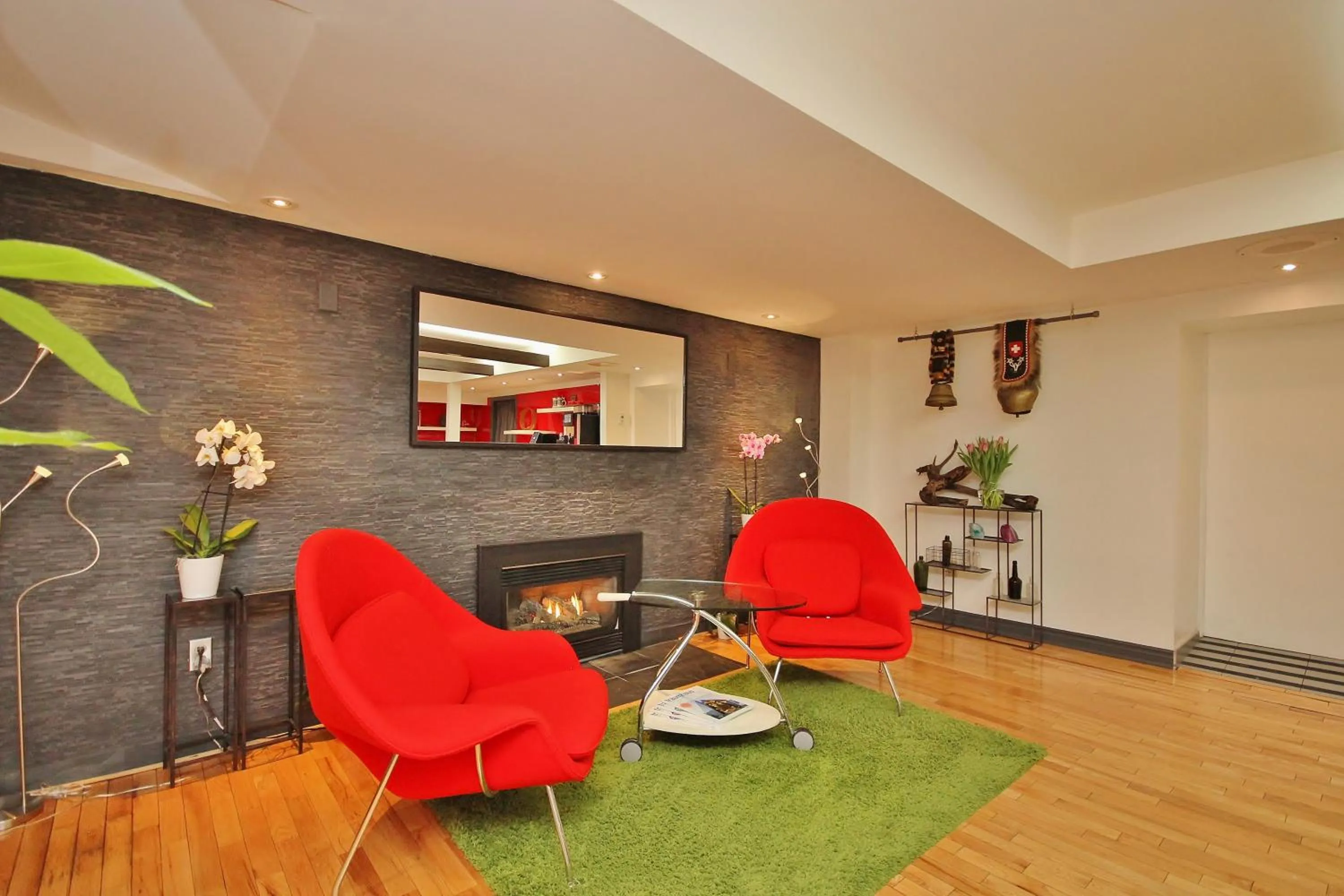 Seating area in Swiss Hotel