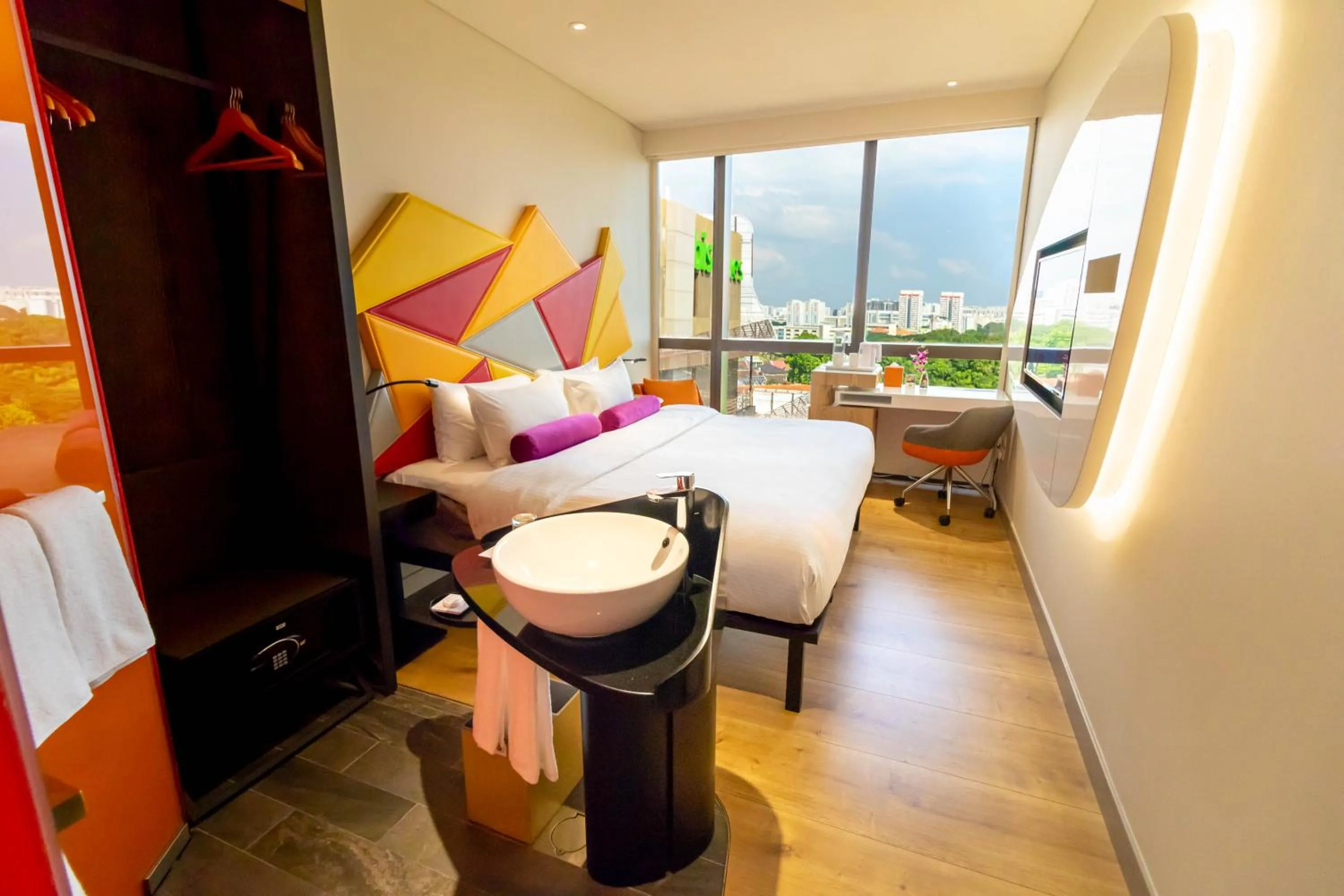 Bathroom, Bed in Ibis Styles Singapore On Macpherson