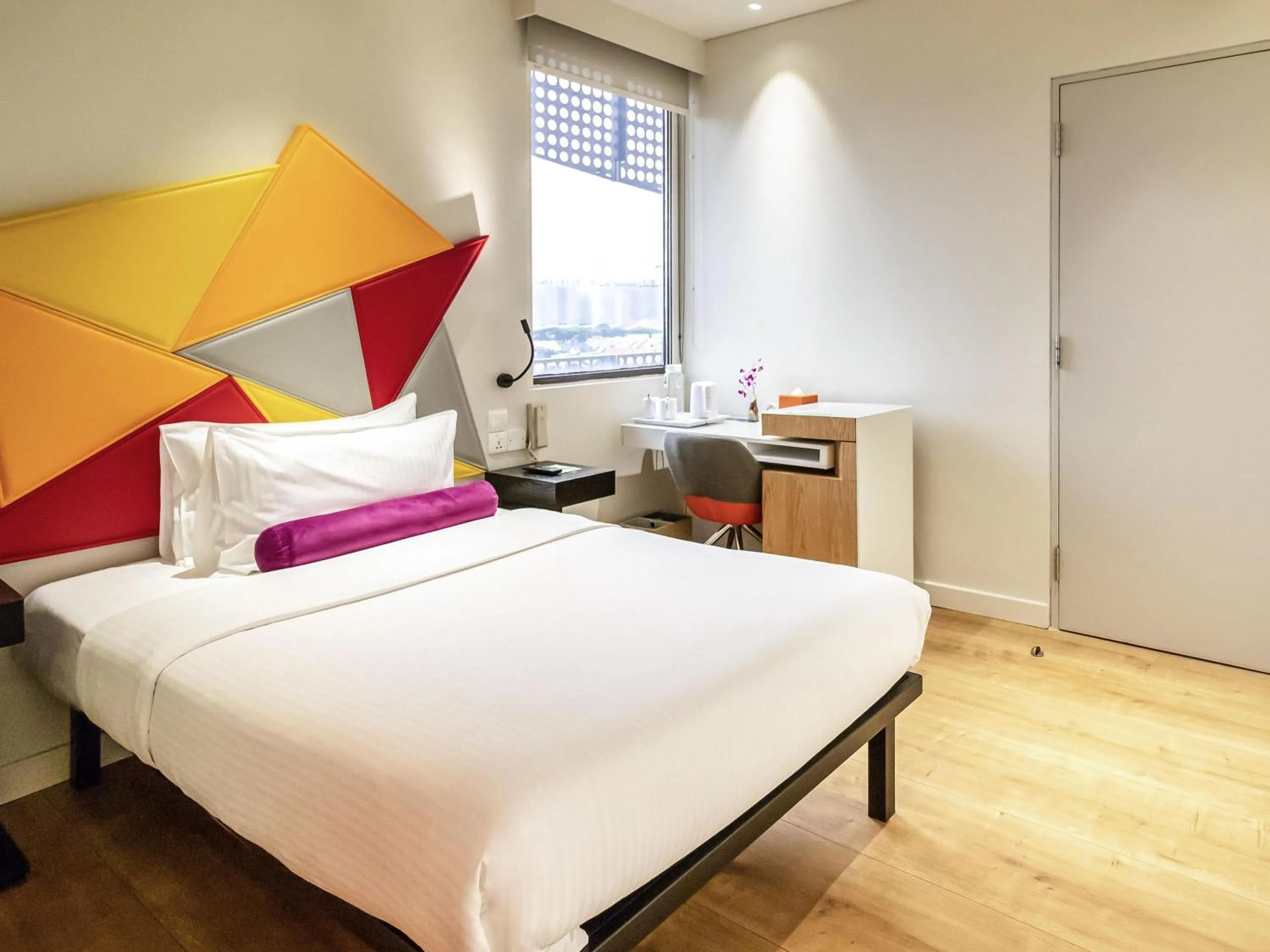 Bedroom, Bed in Ibis Styles Singapore On Macpherson