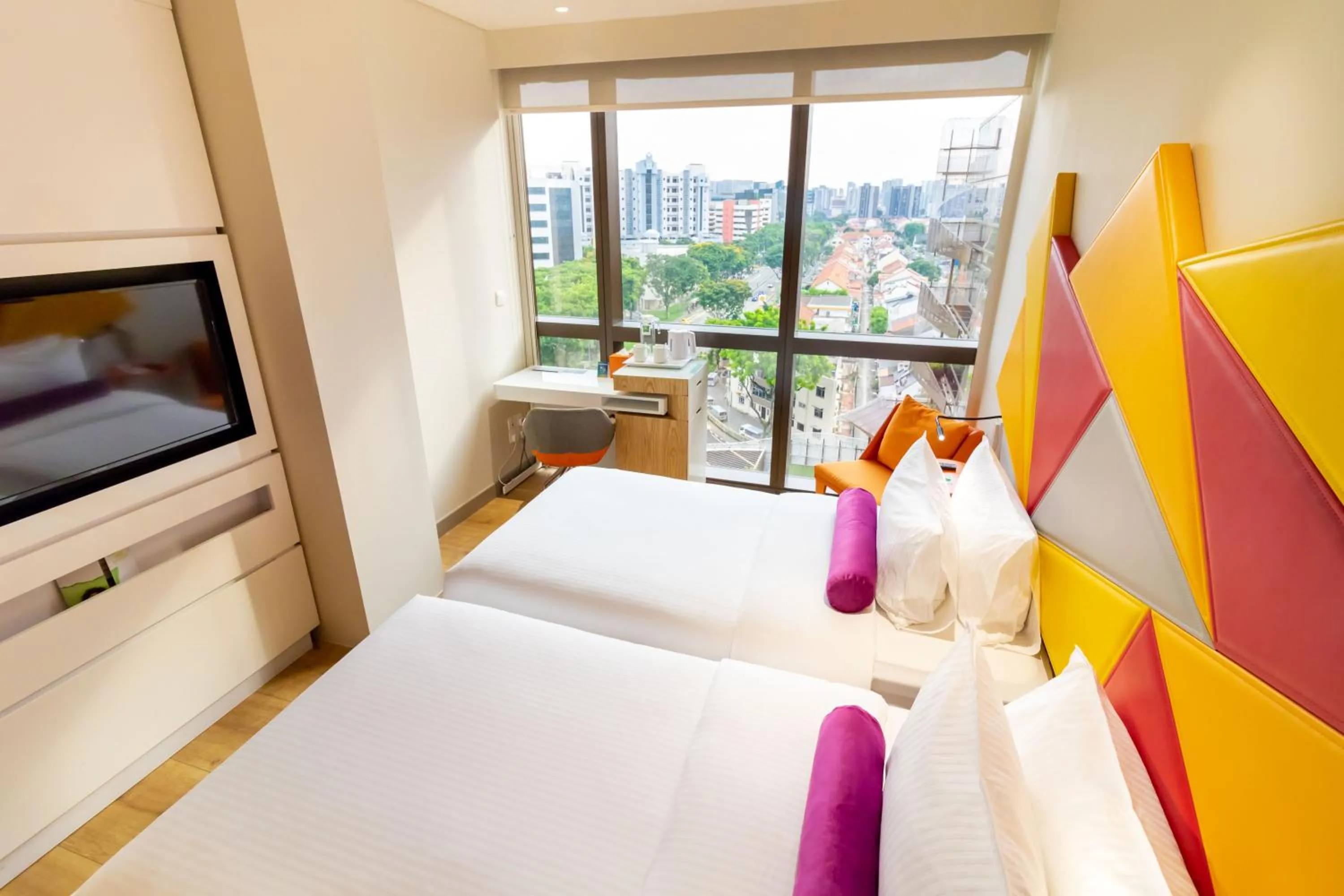 Bed in Ibis Styles Singapore On Macpherson