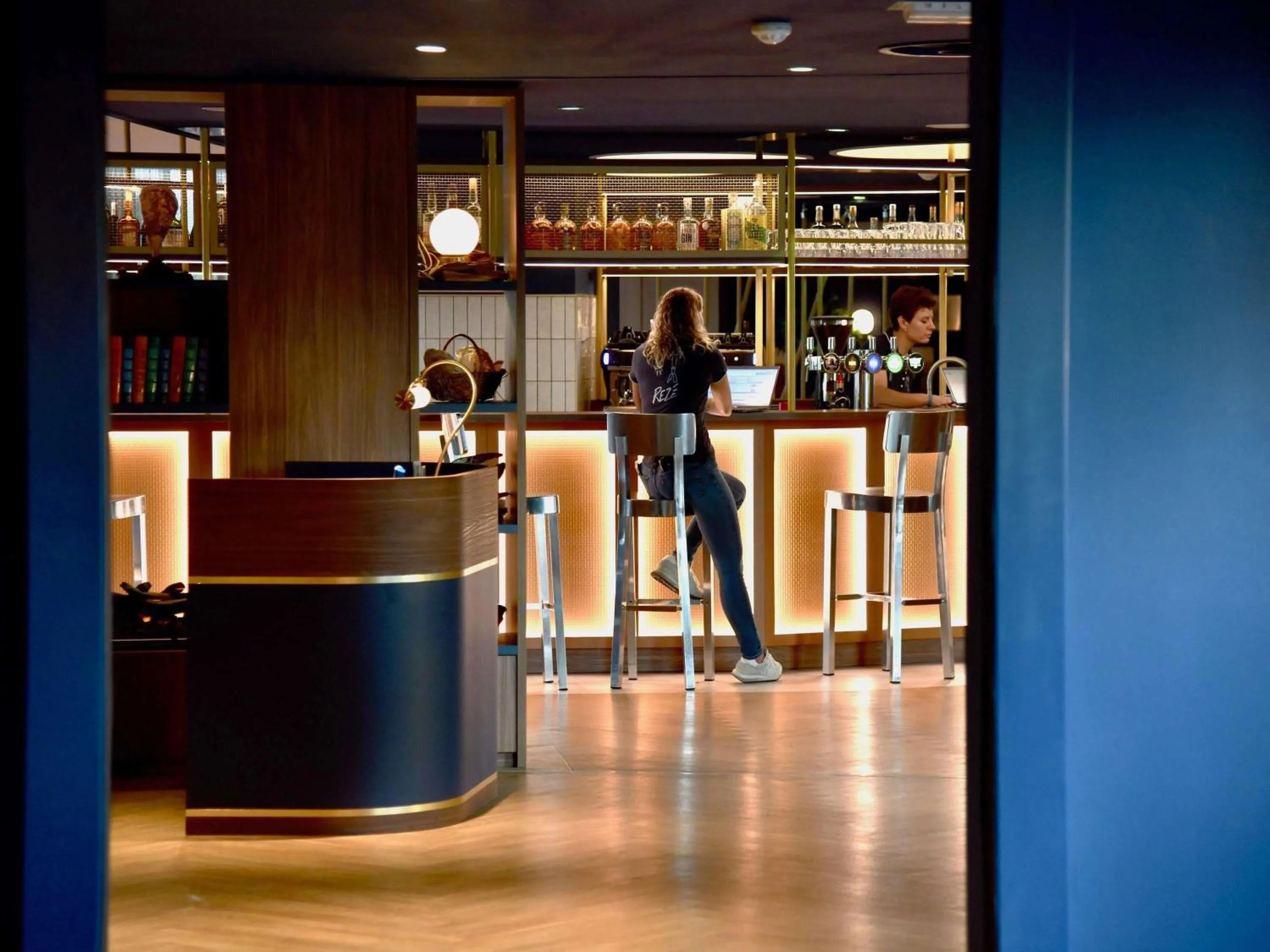 Lounge or bar in Ibis Budget Nantes Rezé Aéroport