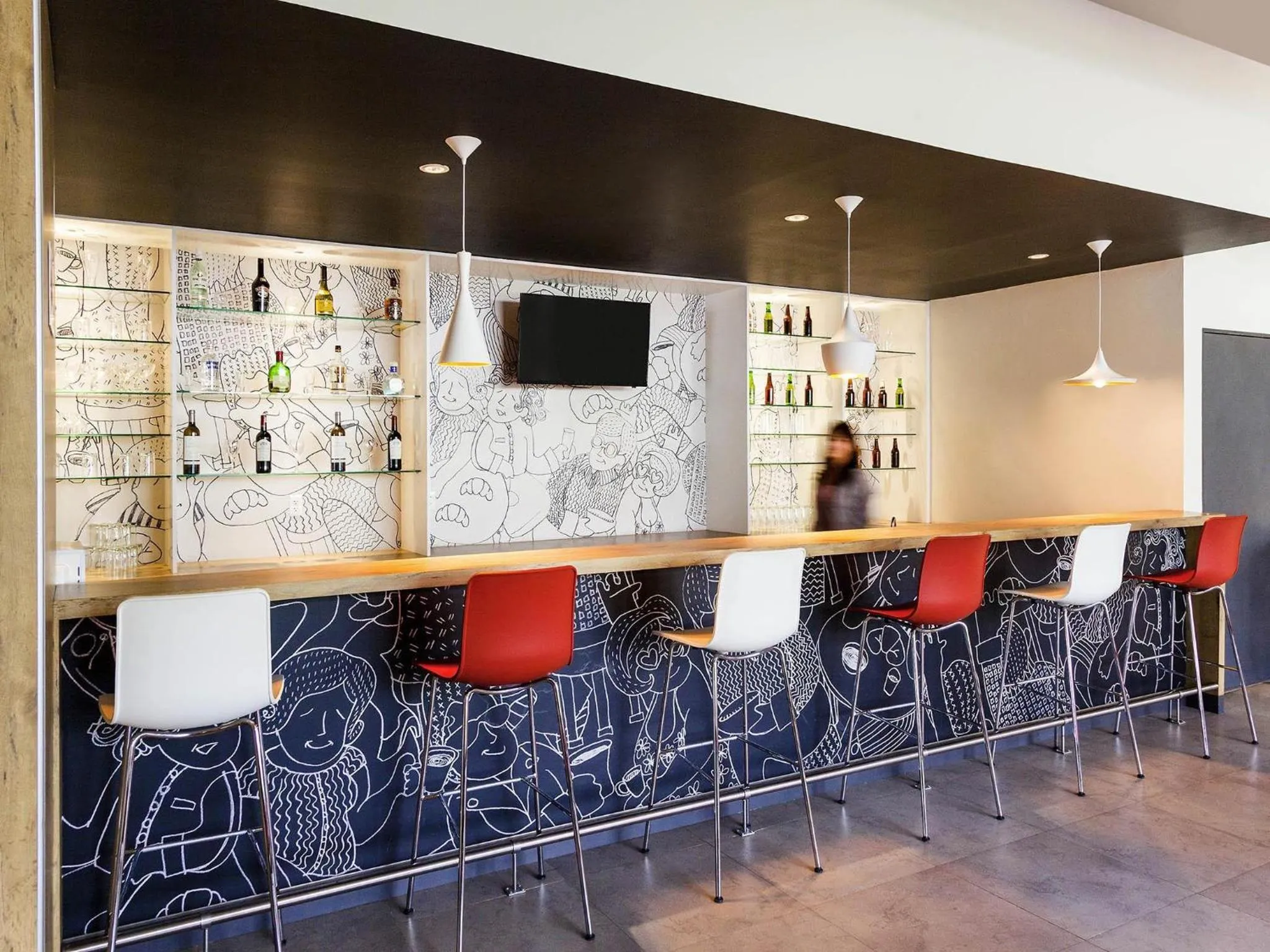 Lounge or bar in Ibis Mexico Alameda