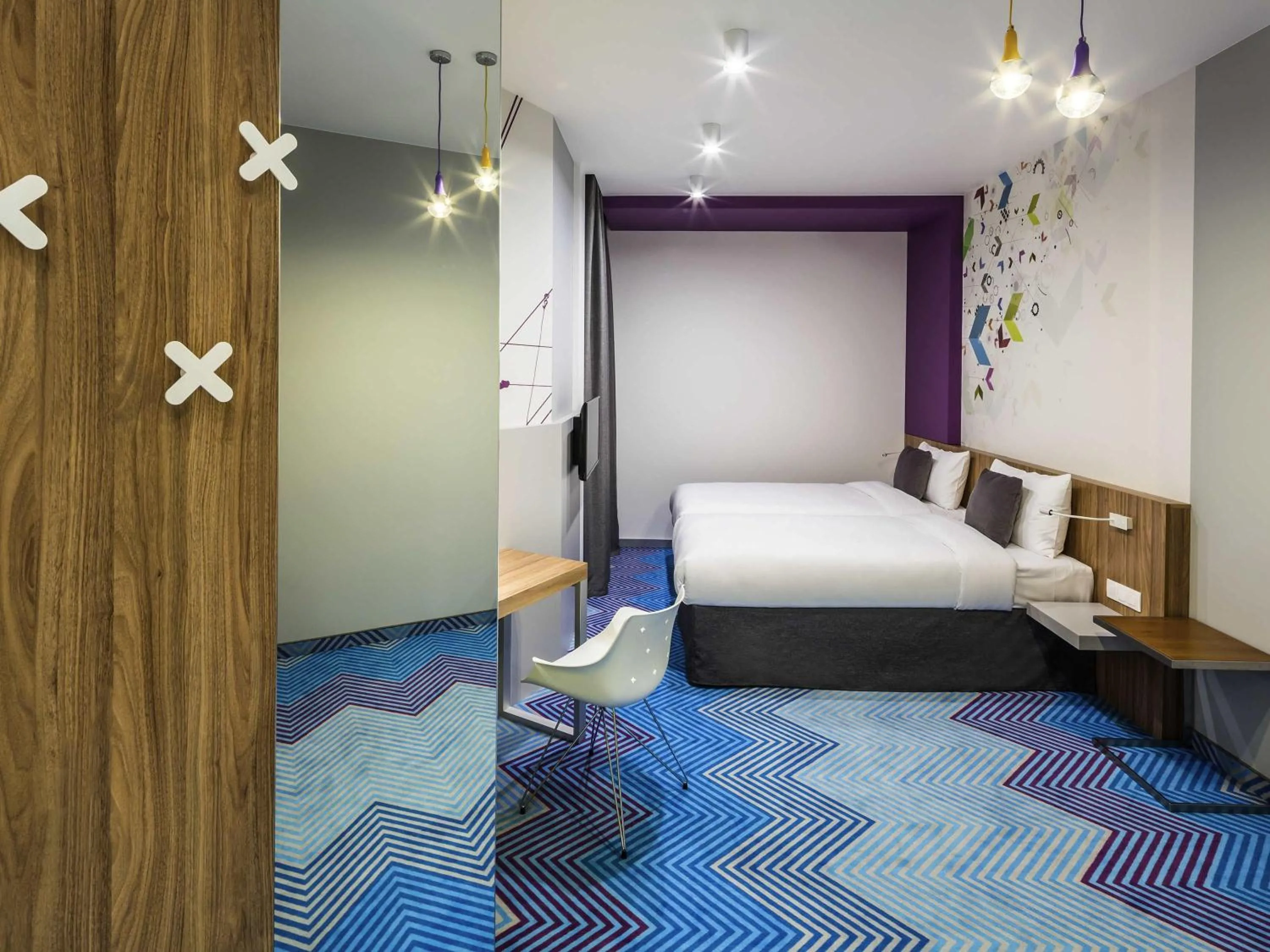 Bedroom, Bed in Ibis Styles Lviv Center