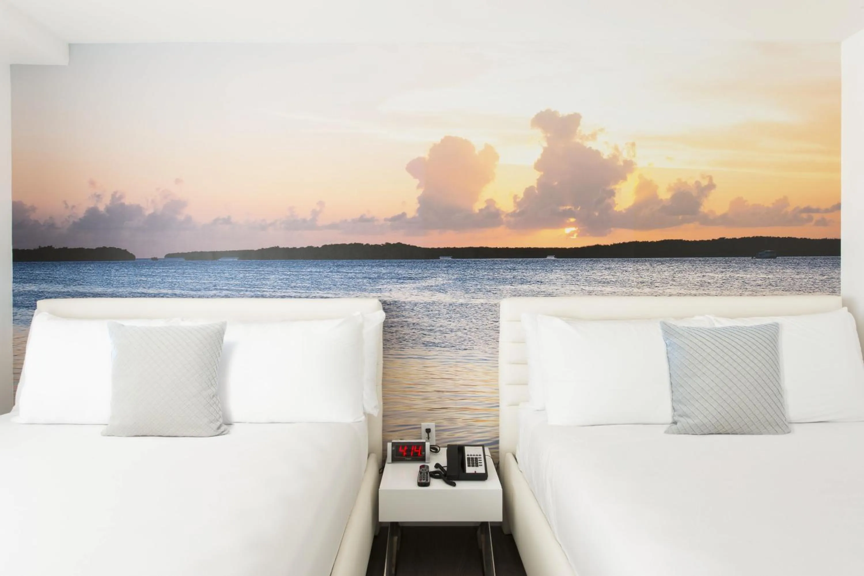 Bed in President Hotel Villa