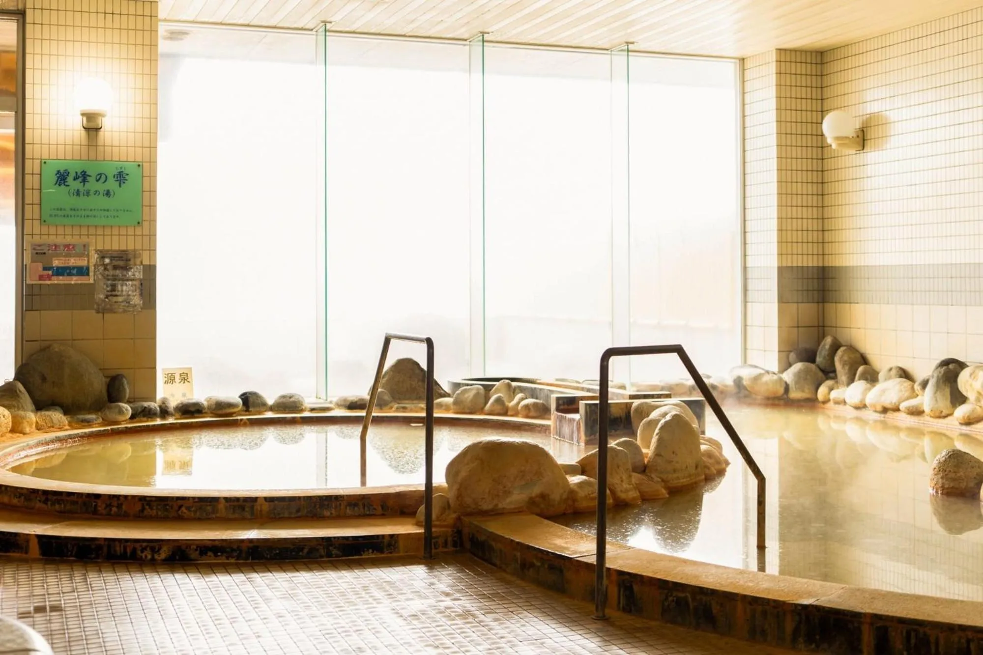 Hot Spring Bath in Hotel Rishiri