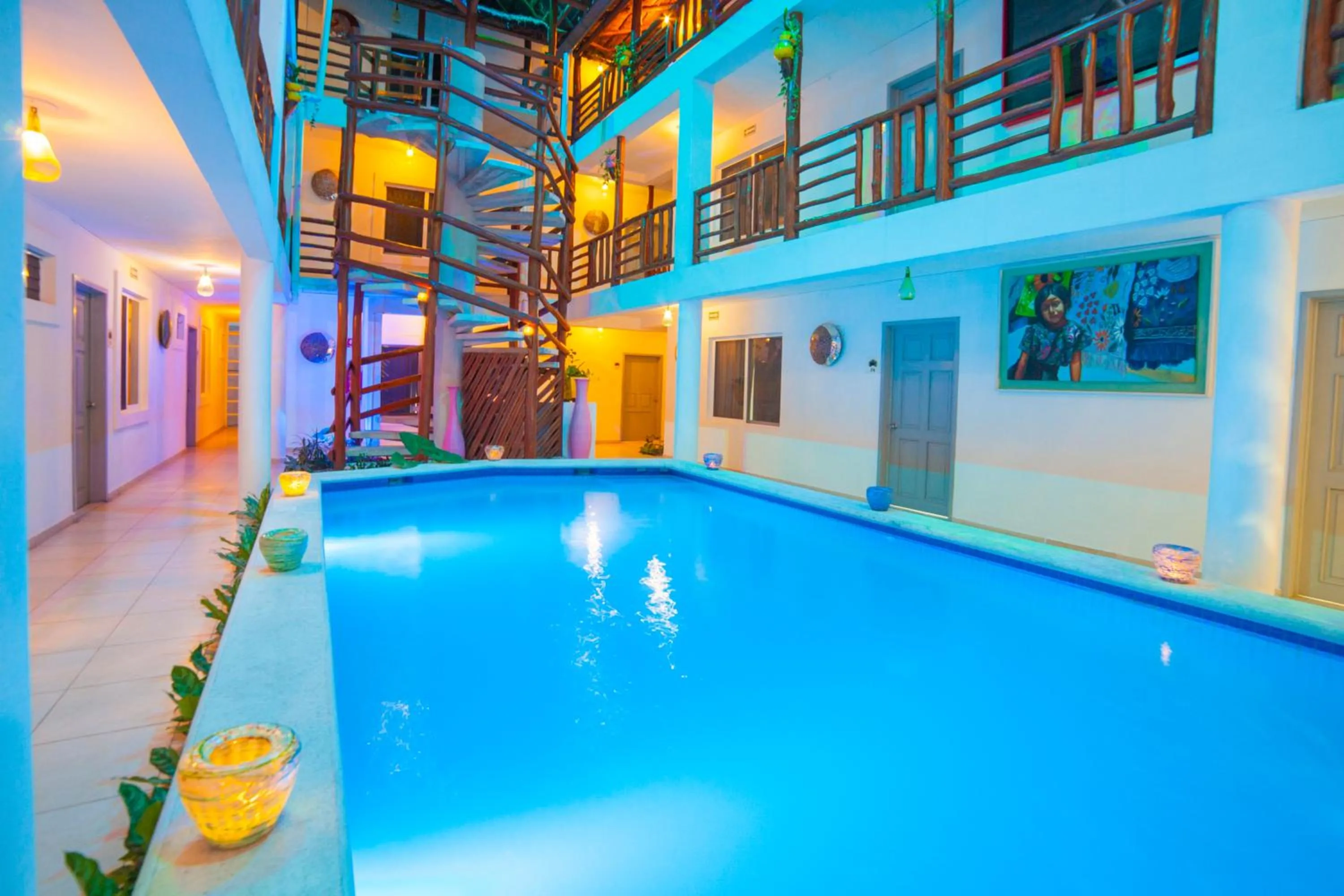 Pool view in Mestizo Gallery