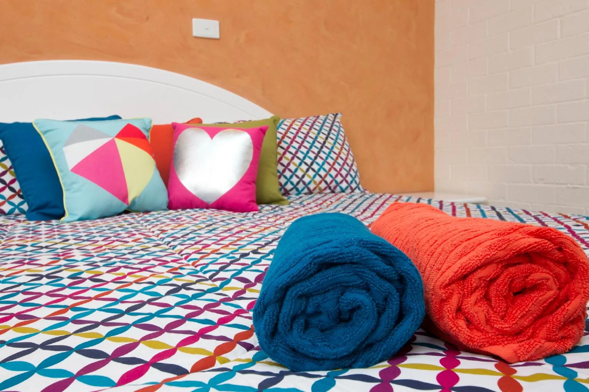 Bed in Tuncurry Beach Motel