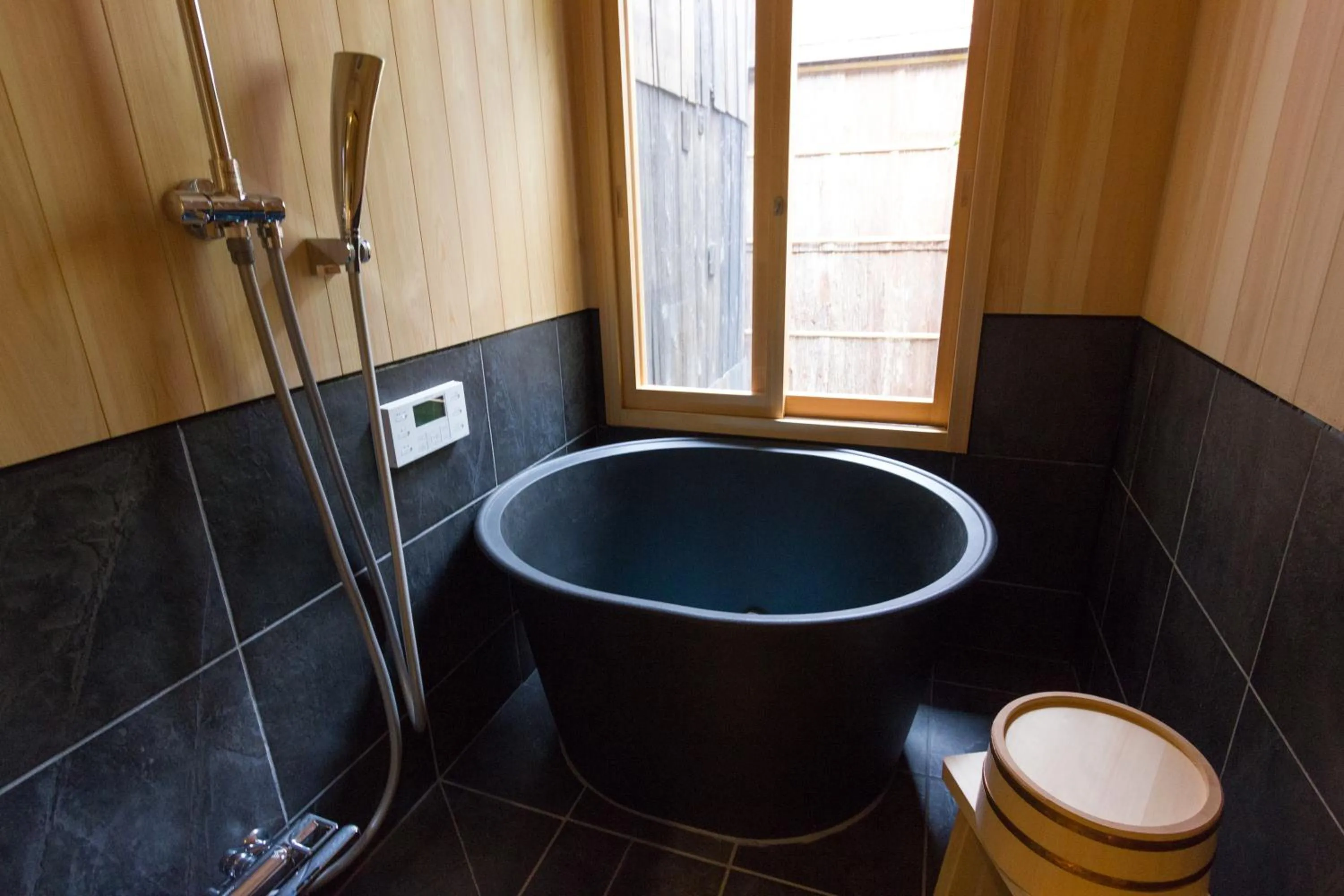 Bathroom in Tsukikusa an Machiya House