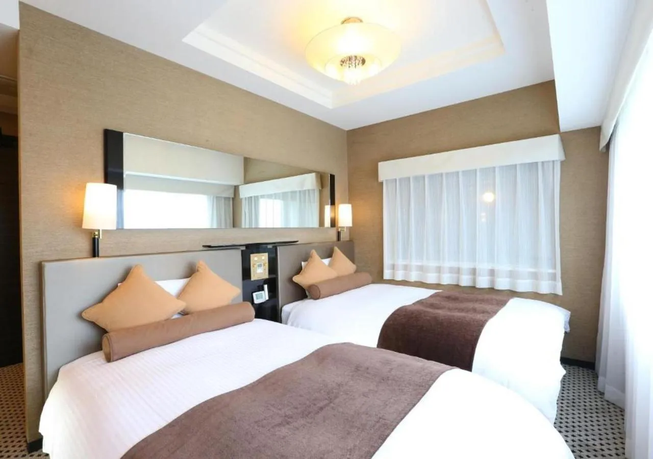 Bed in APA Hotel Shinagawa Sengakuji Ekimae